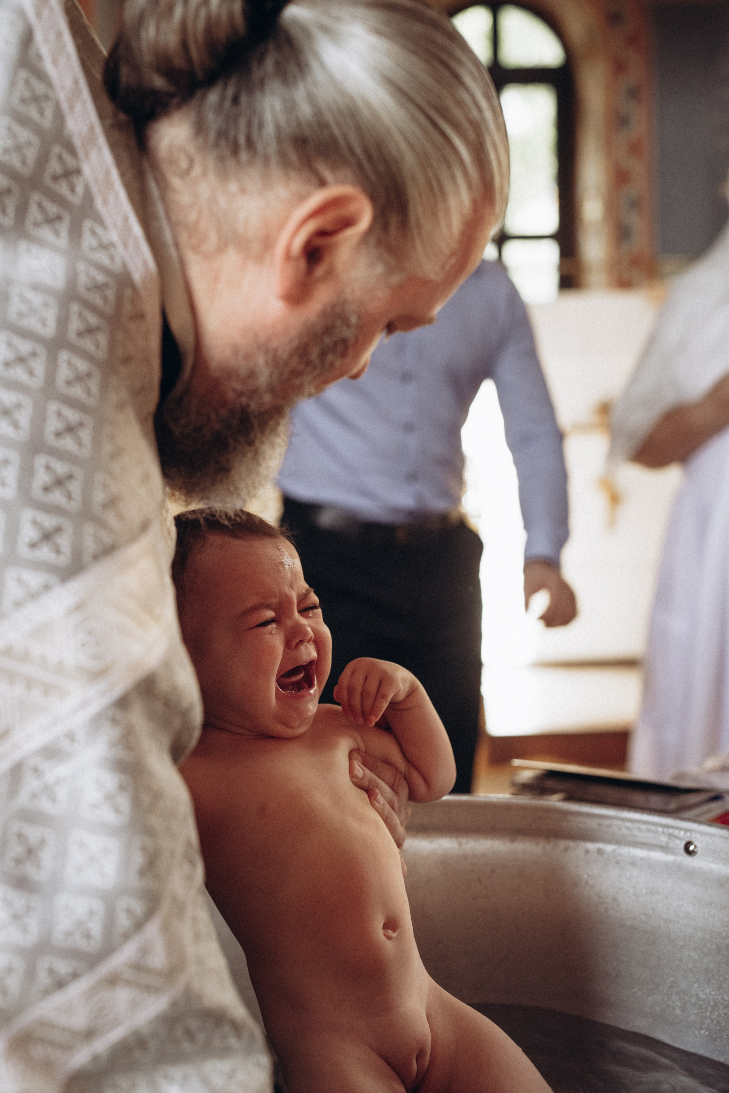 Крещение Ксении и Елизаветы. Фотограф новорождённых и семейный фотограф в Иваново Любовь Капранова