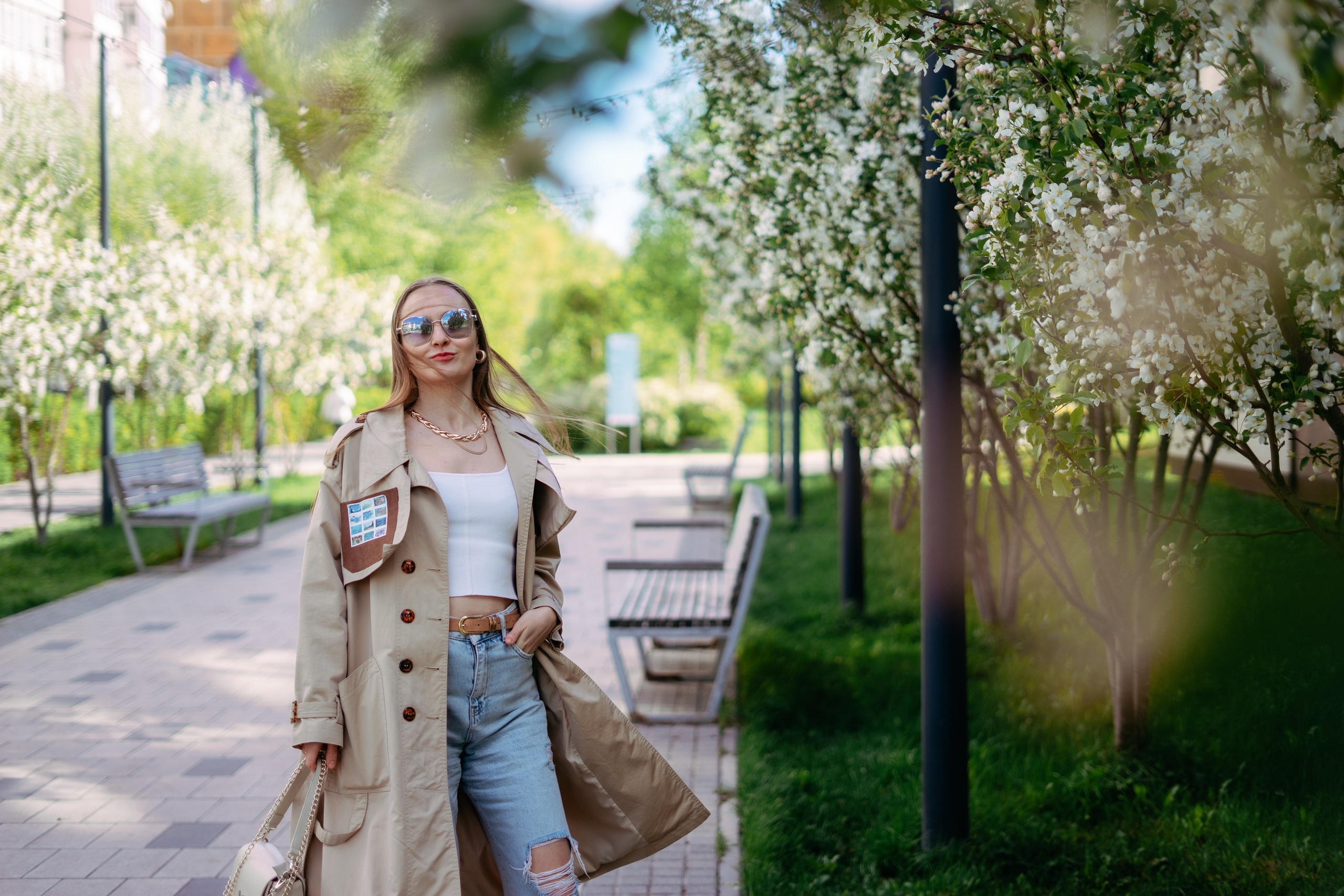 Екатерина в парке. Фотограф в Казани Алсу Багабиева