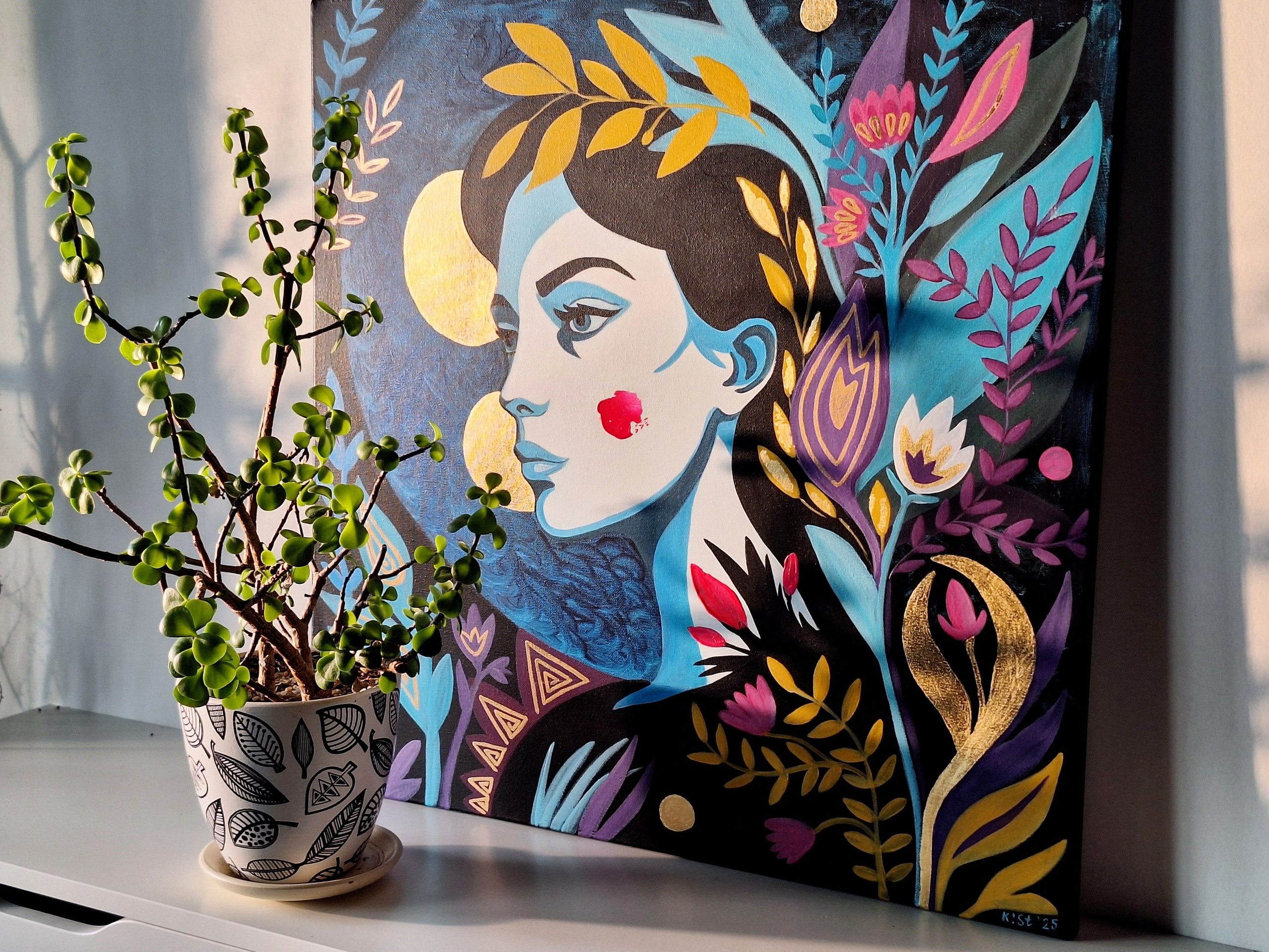 Дивный сад. Художник Анастасия Кисткина, Петербург