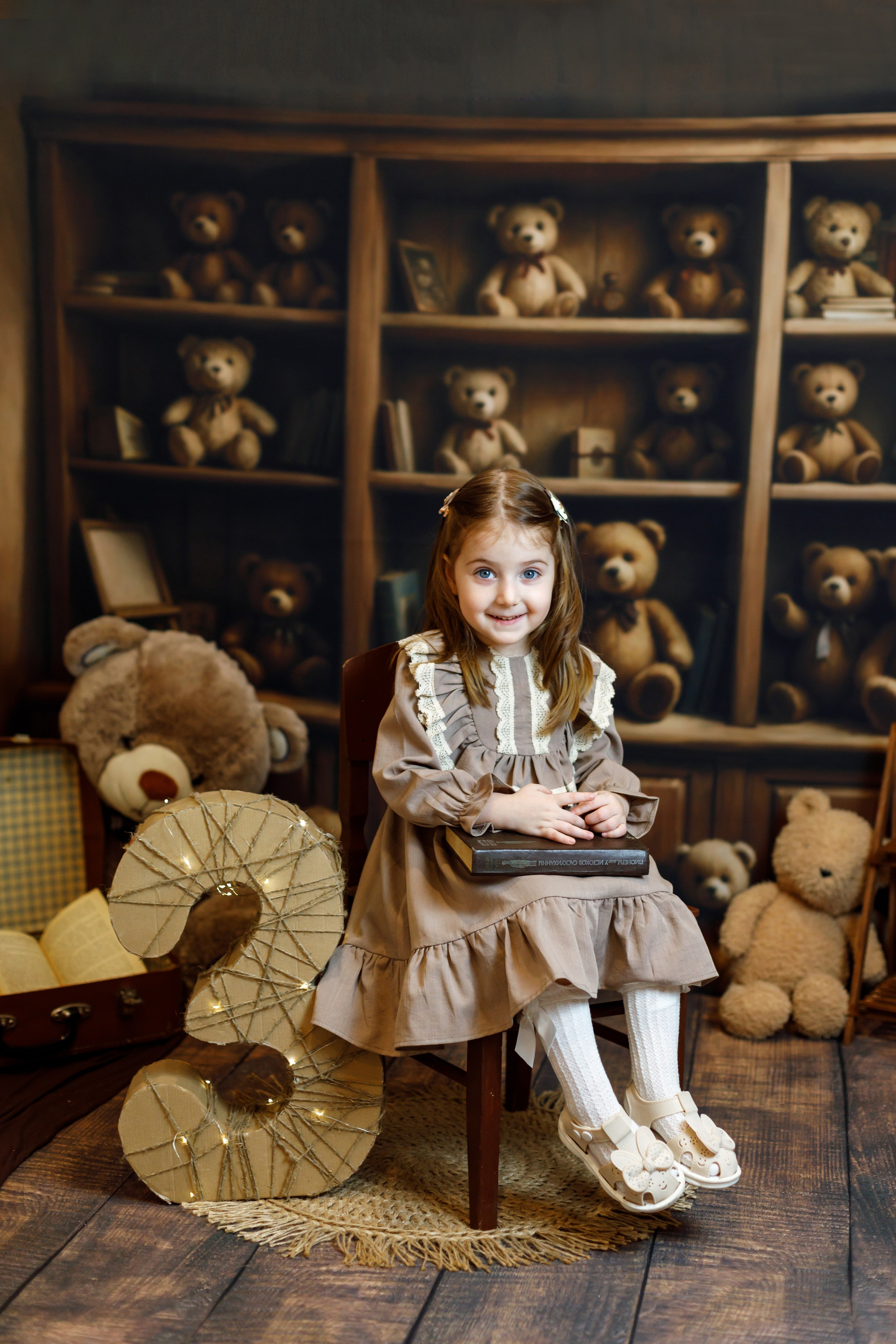 Мишки 3 фотозоны. Семейный и детский фотограф, в Анапе Алфимова Елена.Новорожденных