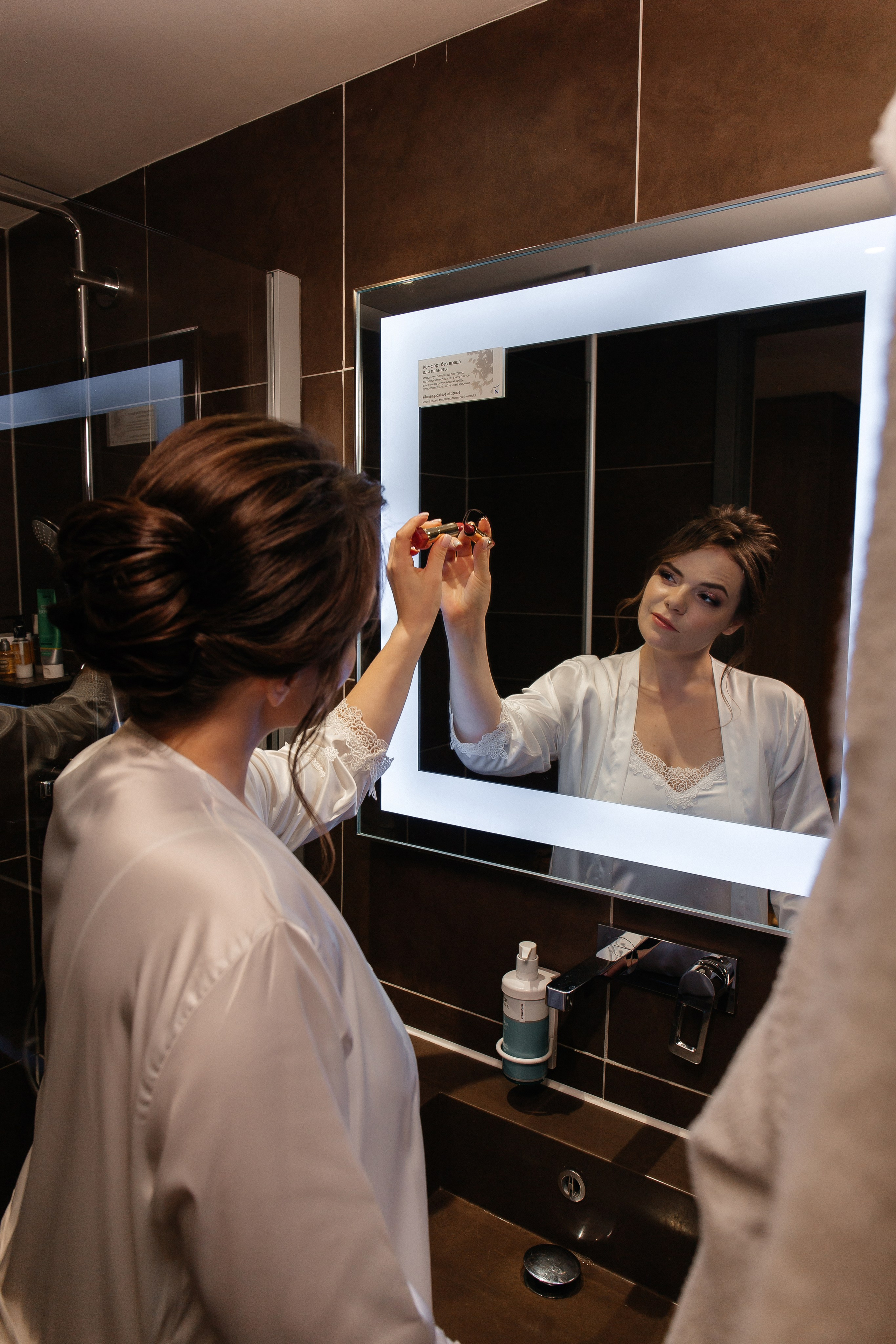 Фотосессия невесты в отеле Novotel Москва Сити