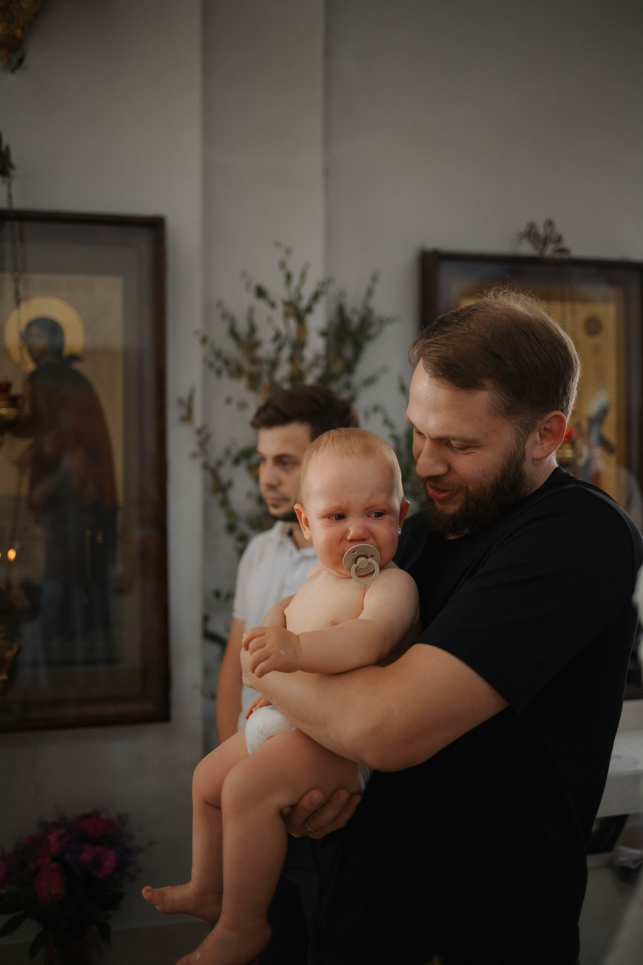 Крещение Миши. Семейный и детский фотограф в Москве Александра Нараевская