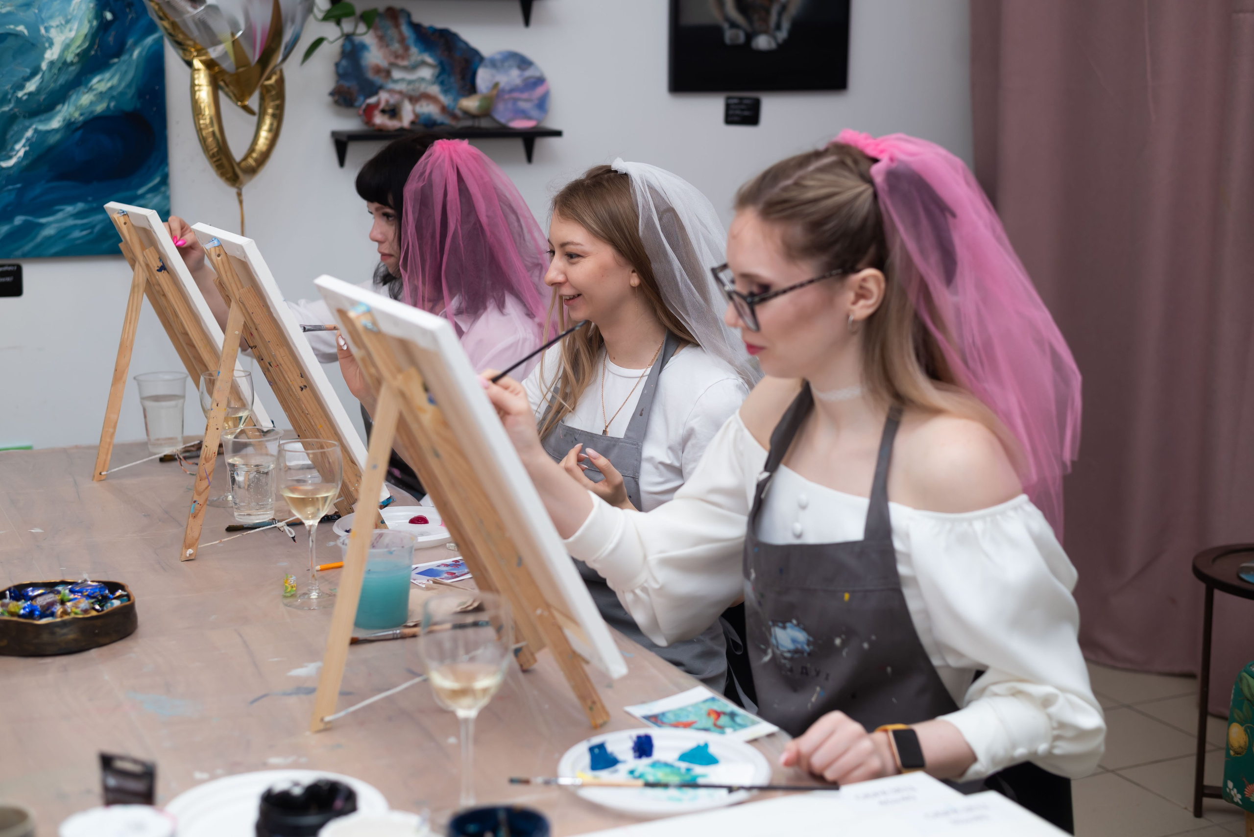 Красочный девичник. Event photographer from Moscow