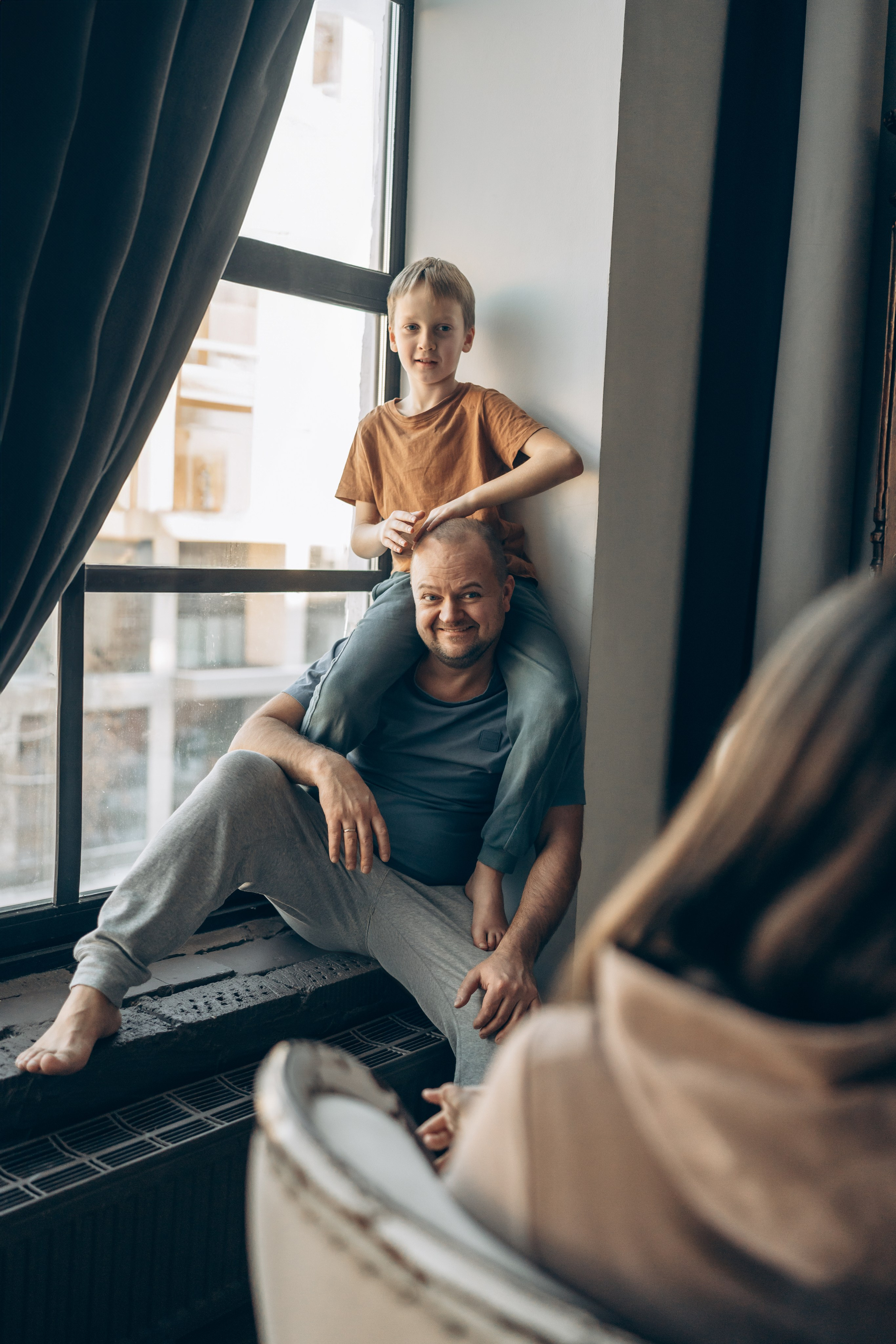 Семейная фотосессия в студии. Детский, семейный и ньюборн фотограф в Москве Юлия Шуарт