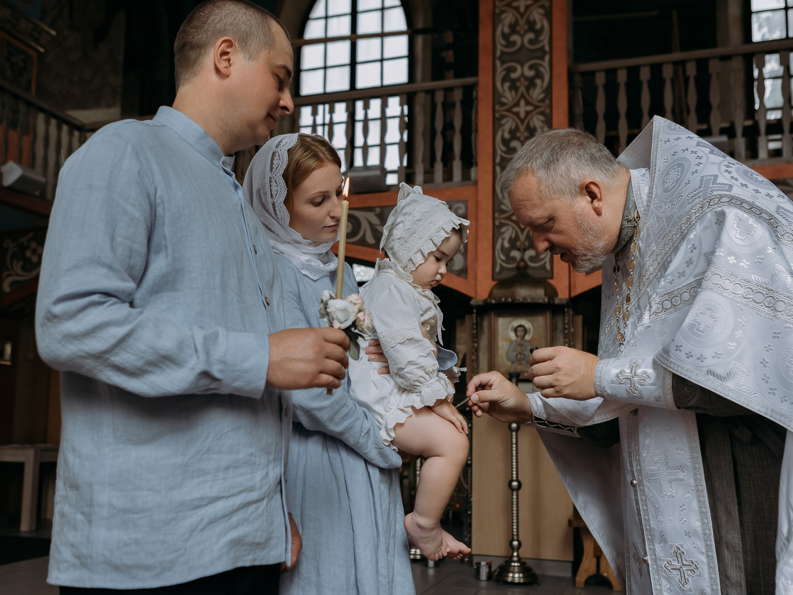 Таинство Крещения Пелагиеи. Фотограф семейный, Венчания Крещения Пятигорск Новопавловск КМВ