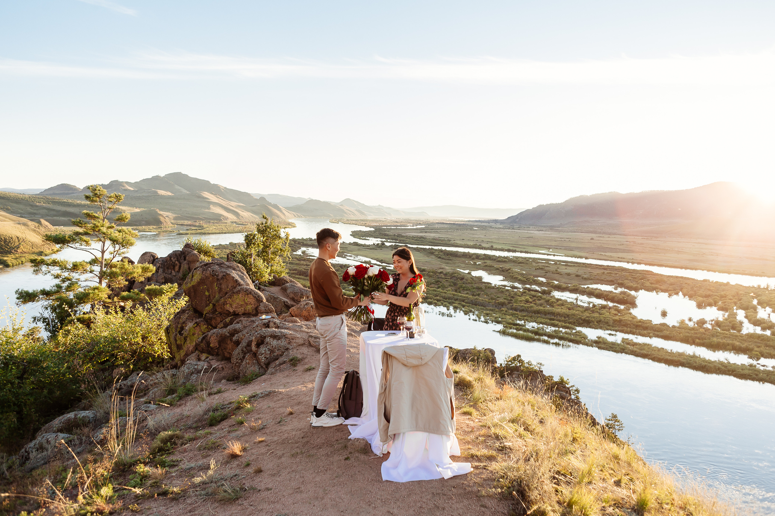 Любовь. Предложение руки и сердца Содном и Милена. Фотограф Бурятии София Андриянова