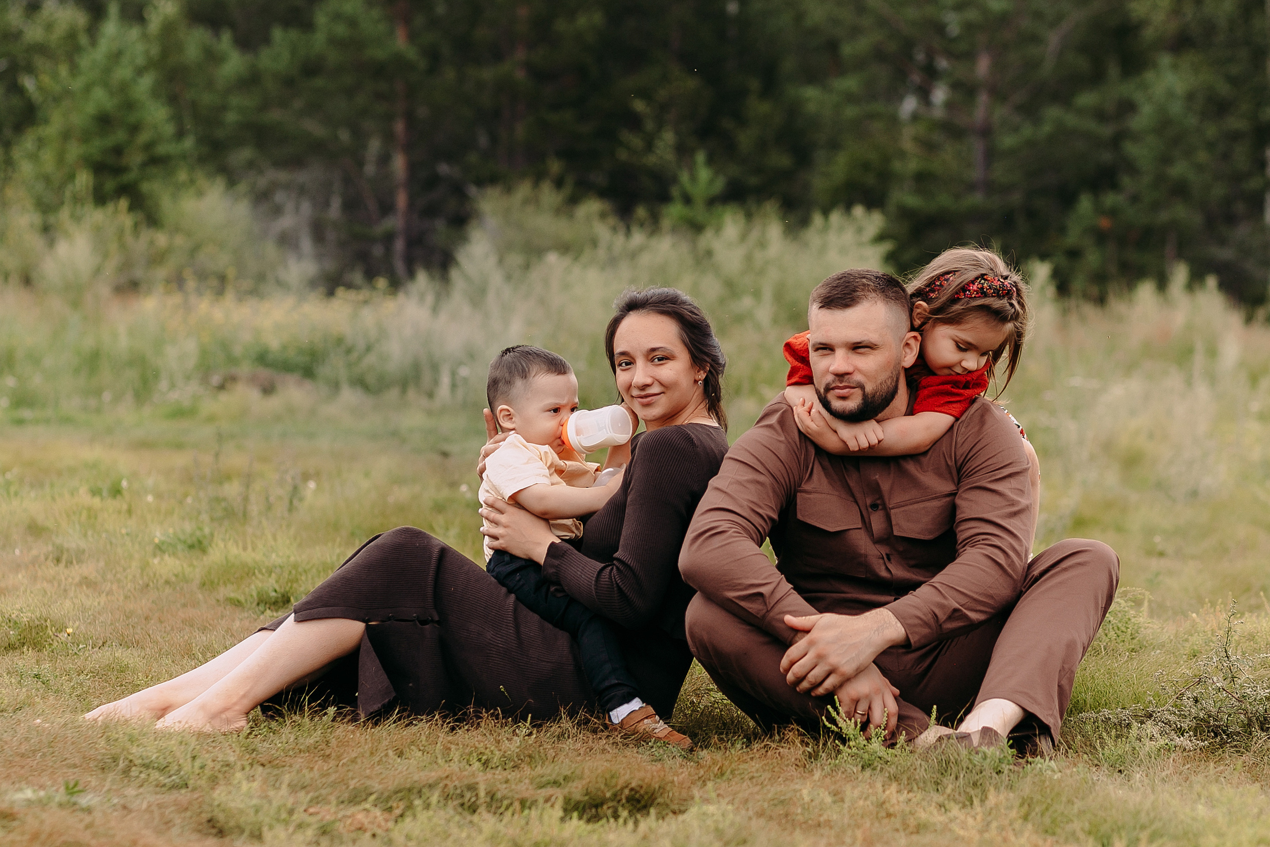 Большая семья. Фотограф Бурятии София Андриянова