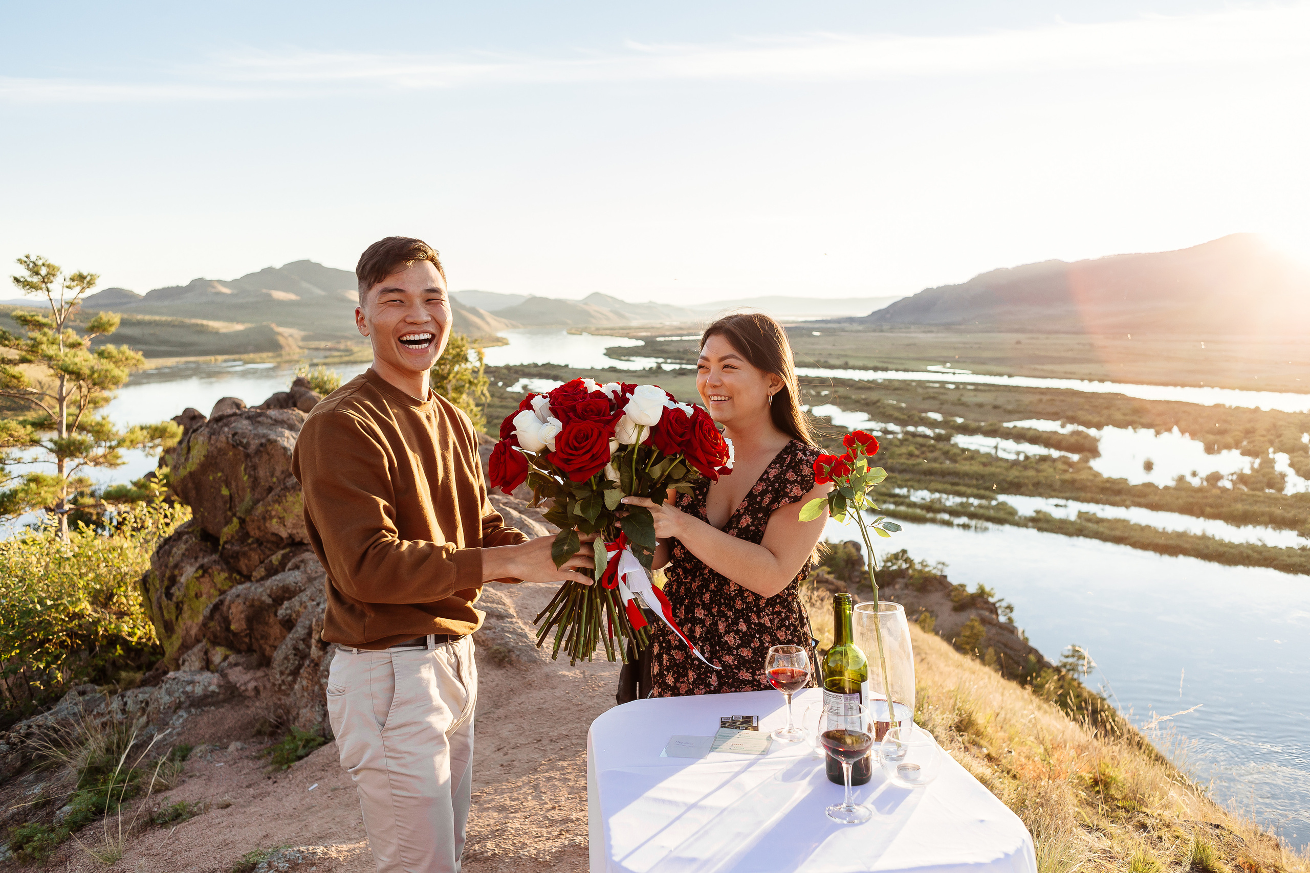 Любовь. Предложение руки и сердца Содном и Милена. Фотограф Бурятии София Андриянова