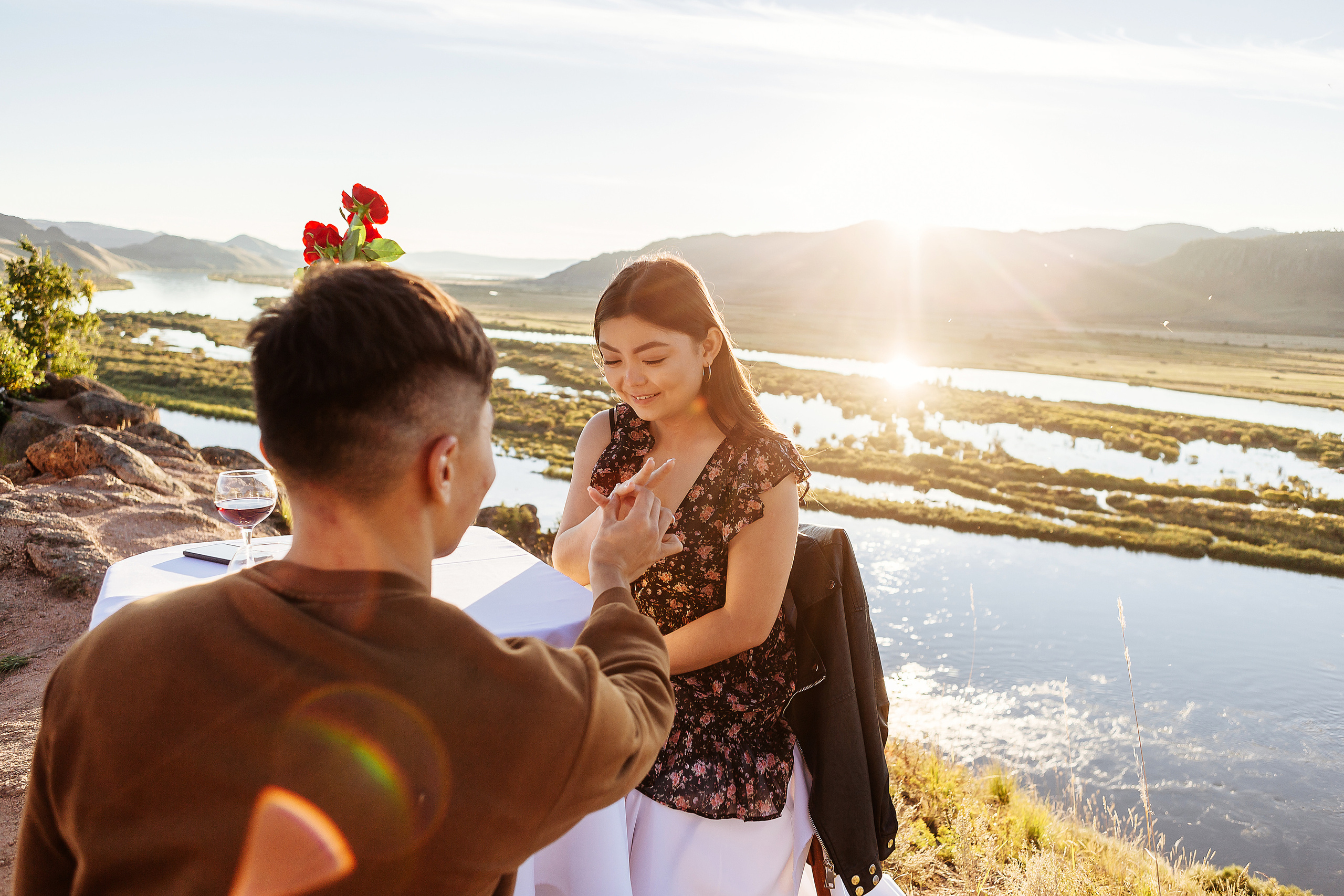 Любовь. Предложение руки и сердца Содном и Милена. Фотограф Бурятии София Андриянова