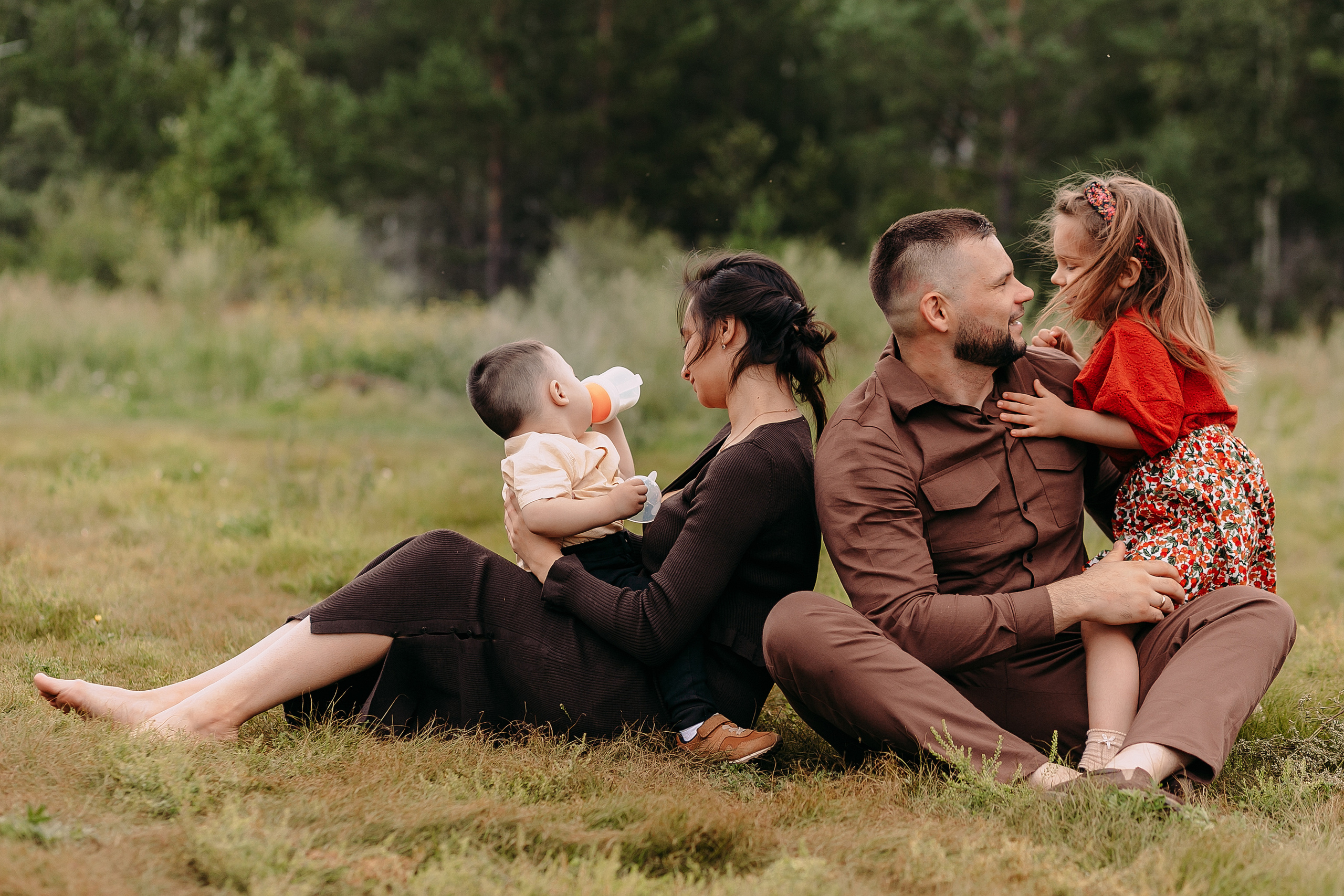 Большая семья. Фотограф Бурятии София Андриянова