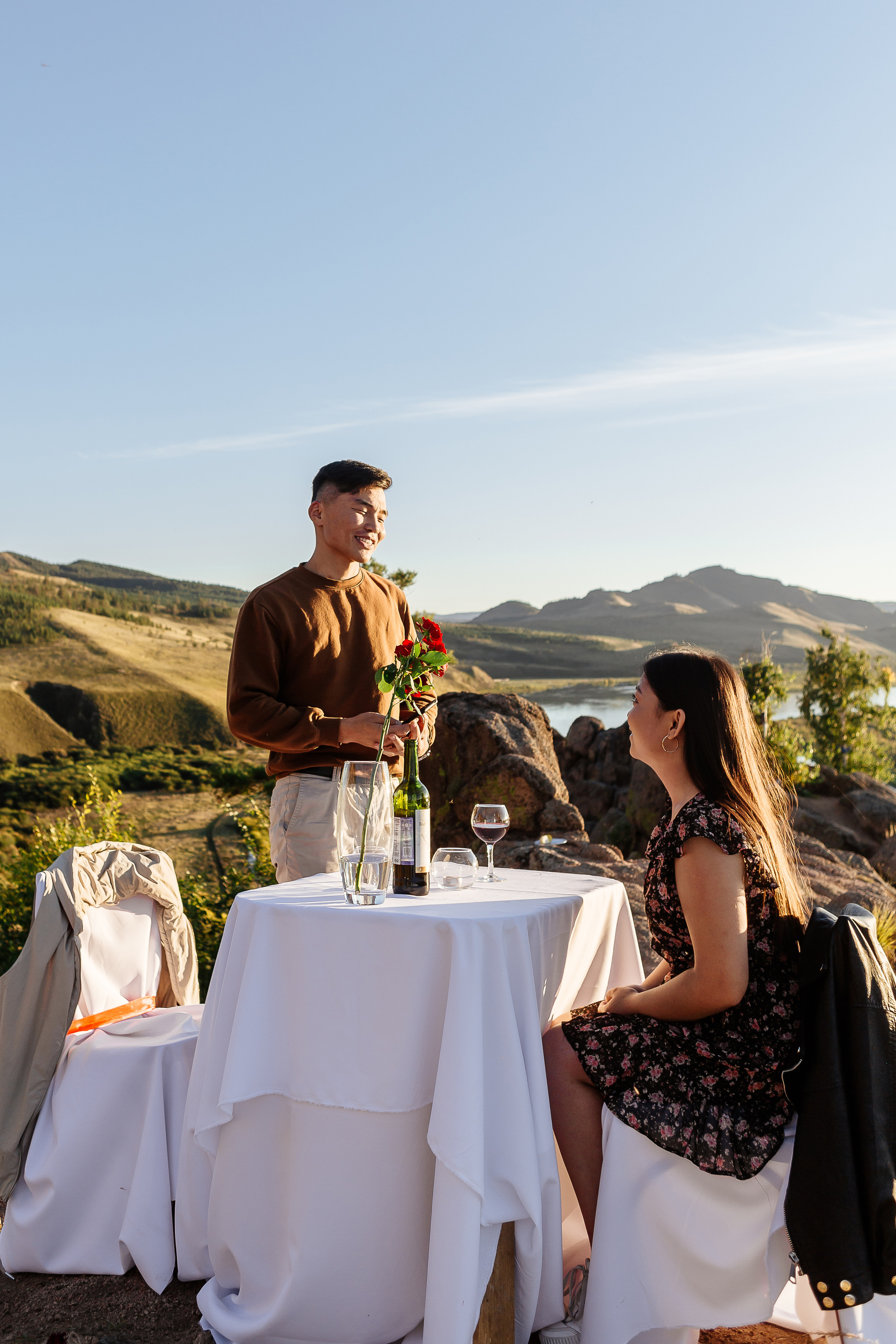 Любовь. Предложение руки и сердца Содном и Милена. Фотограф Бурятии София Андриянова