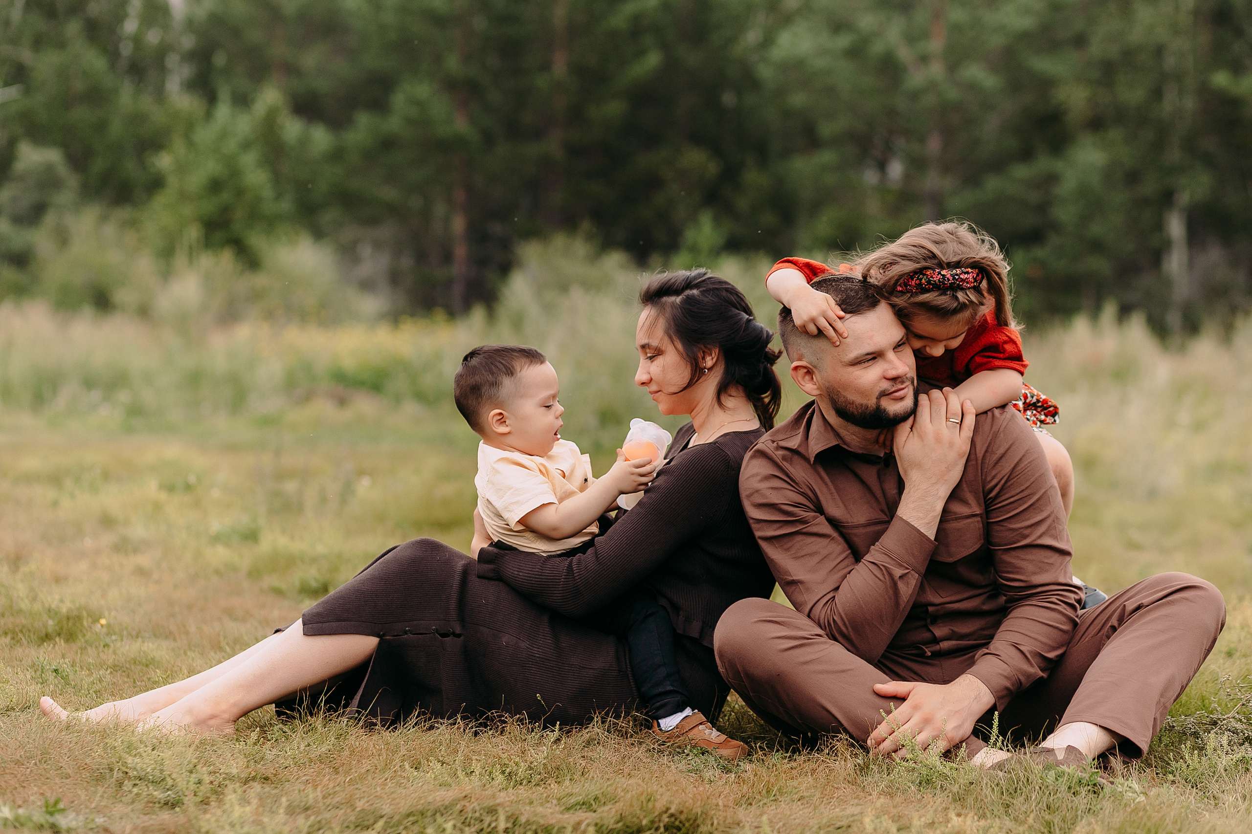 Большая семья. Фотограф Бурятии София Андриянова