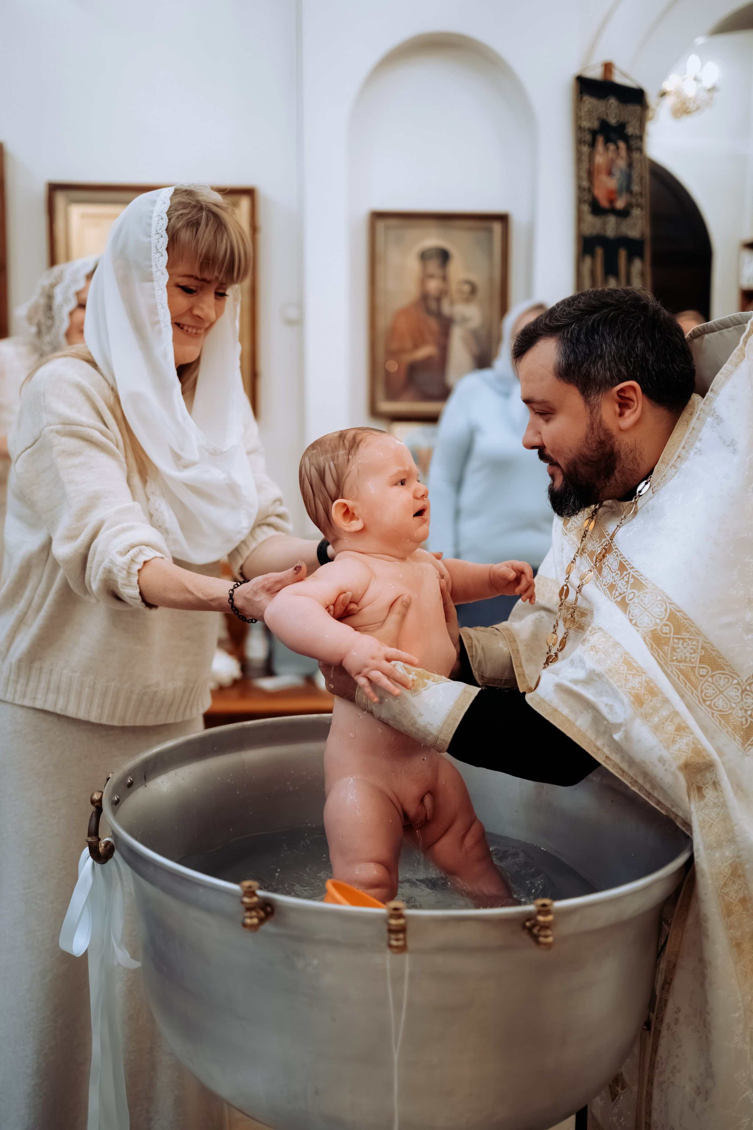 Фотосессия крещения в парке Елочки Домодедово. Семейный фотограф в Москве и в Домодедово Екатерина Патракова