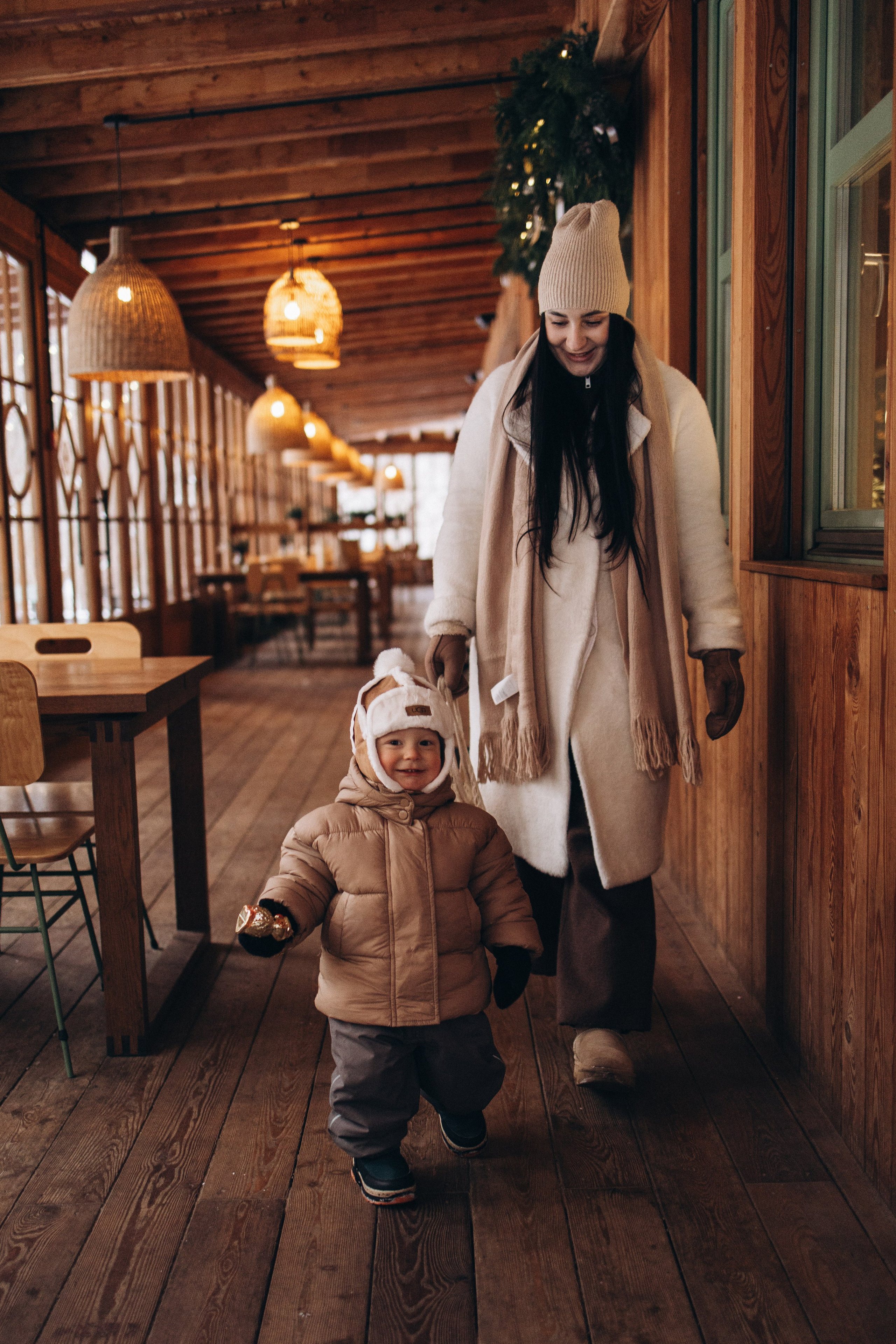 Зимняя прогулка в лесу. Настя и Мирон. Семейный и детский фотограф в Москве Маргарита Сереброва