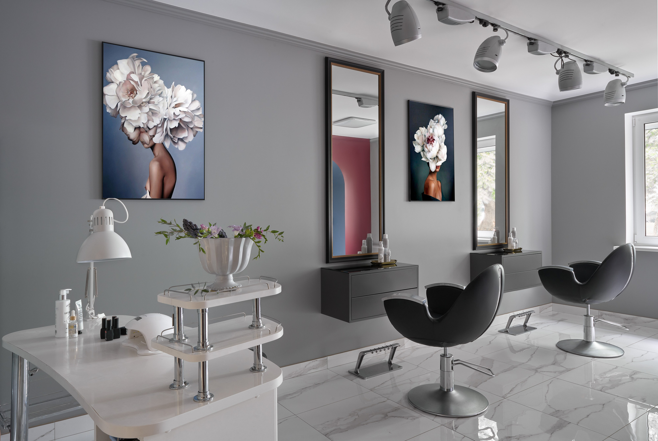 Лаконичный салон красоты. Фотограф Наталья Вершинина