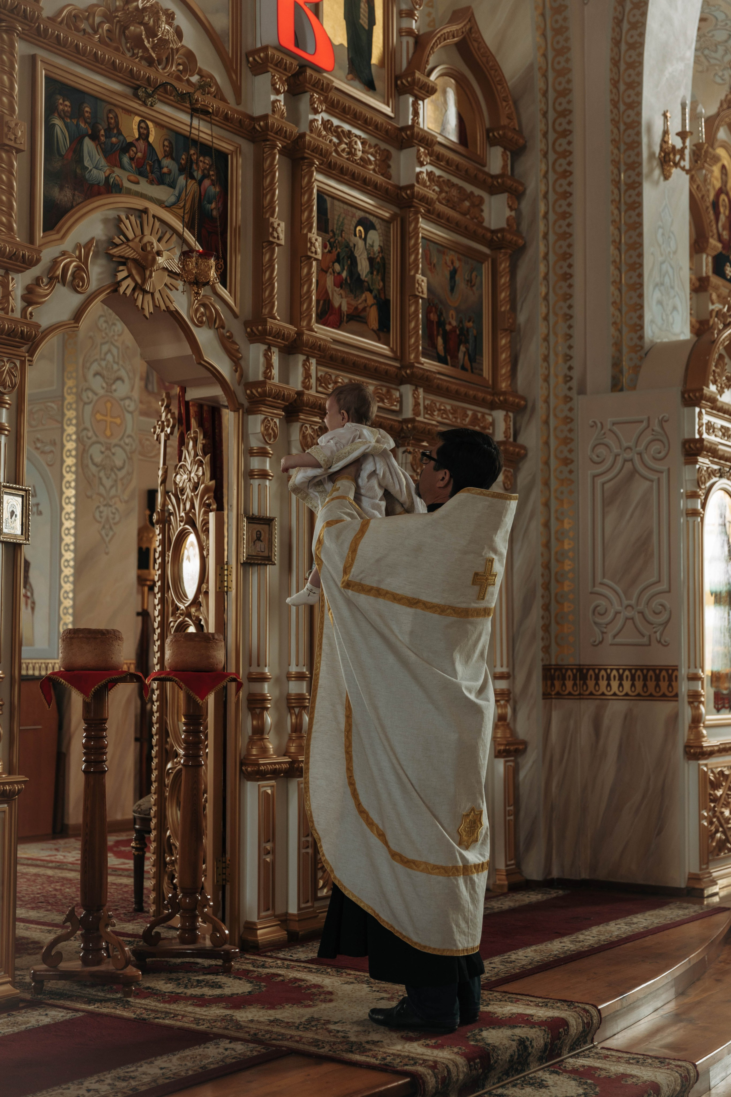 Таинство Крещения Даниила. Фотограф Сальск Катерина