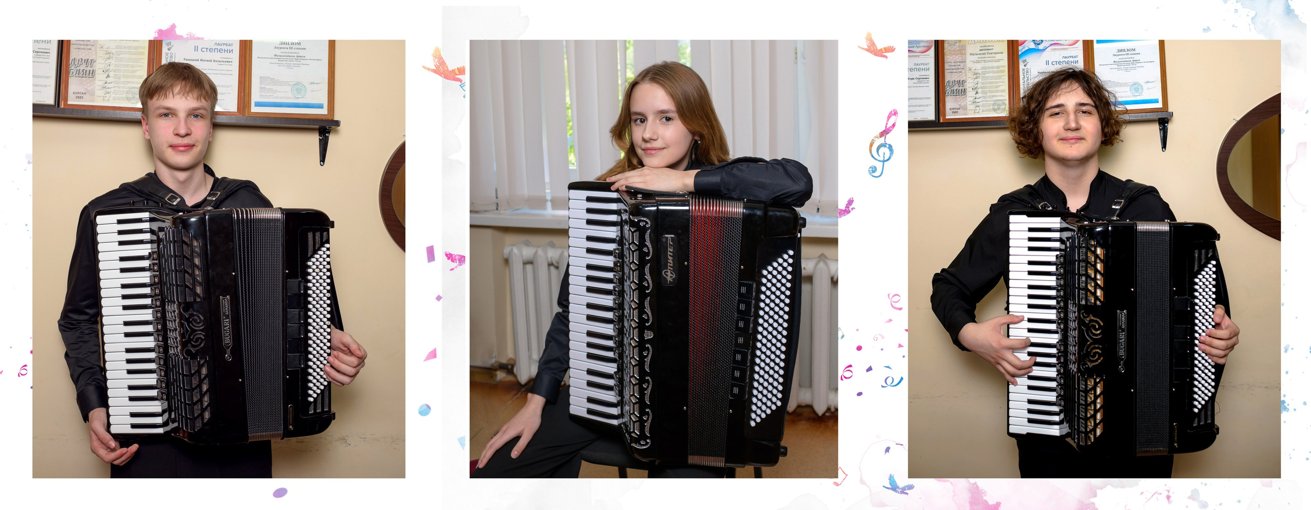 Выпукные альбомы МАУ ДО «ДШИ «ГАРМОНИЯ» 2025. Фотограф новорожденных, семейный детский в Тюмени Татьяна Морозова