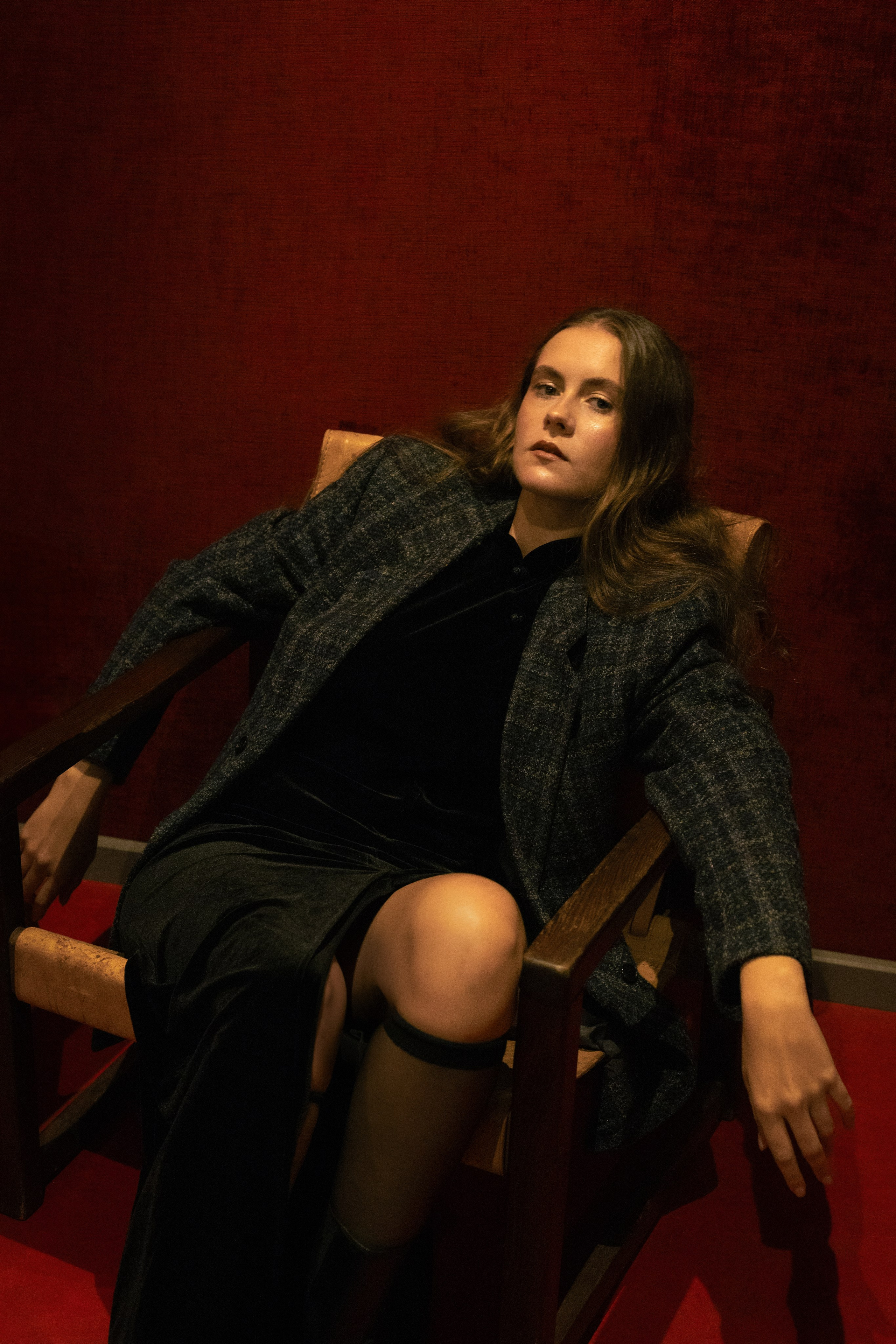 At the cinema. Magic photos