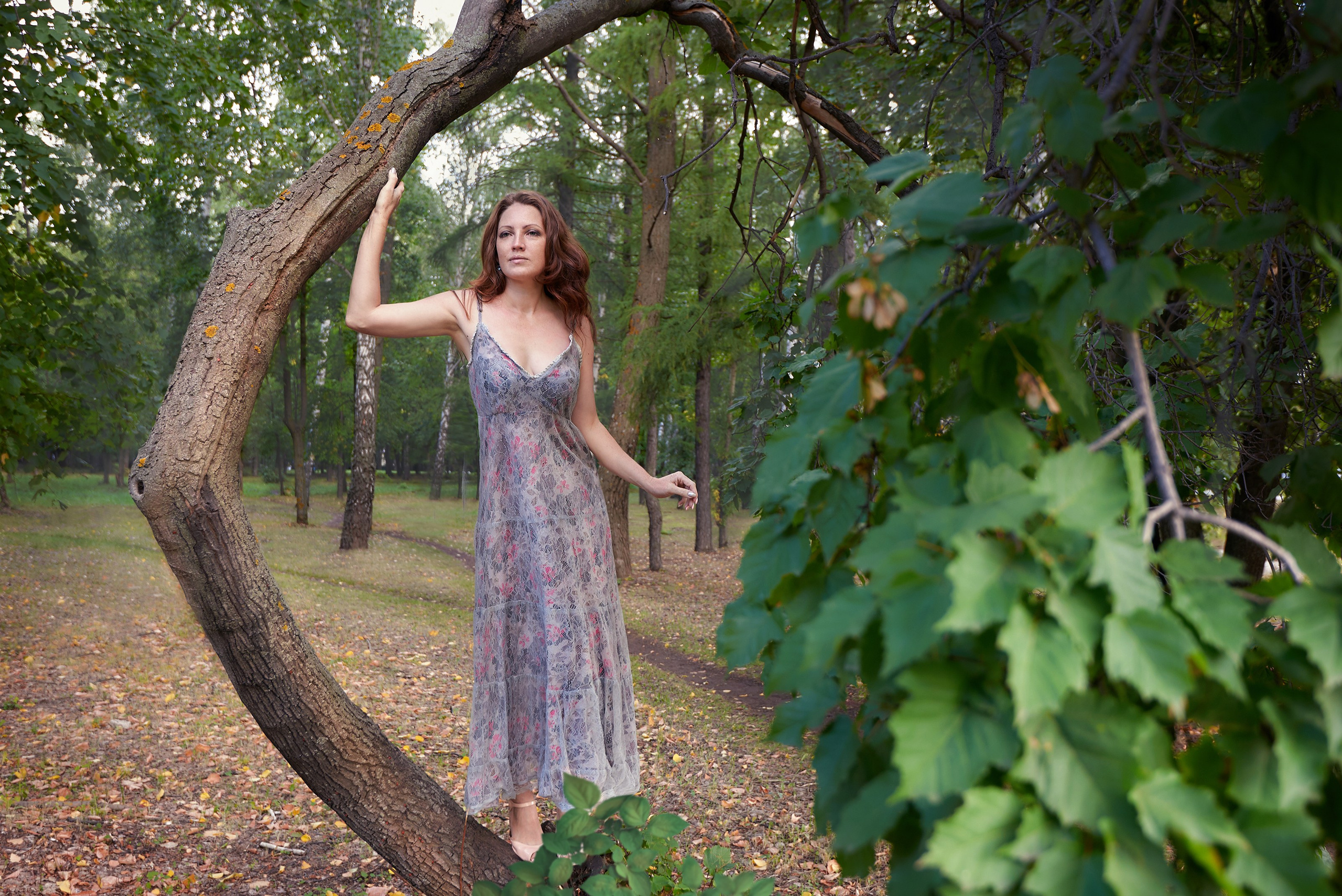 Летняя фотосессия на природе, в лесу, на улице. Семейная с детьми