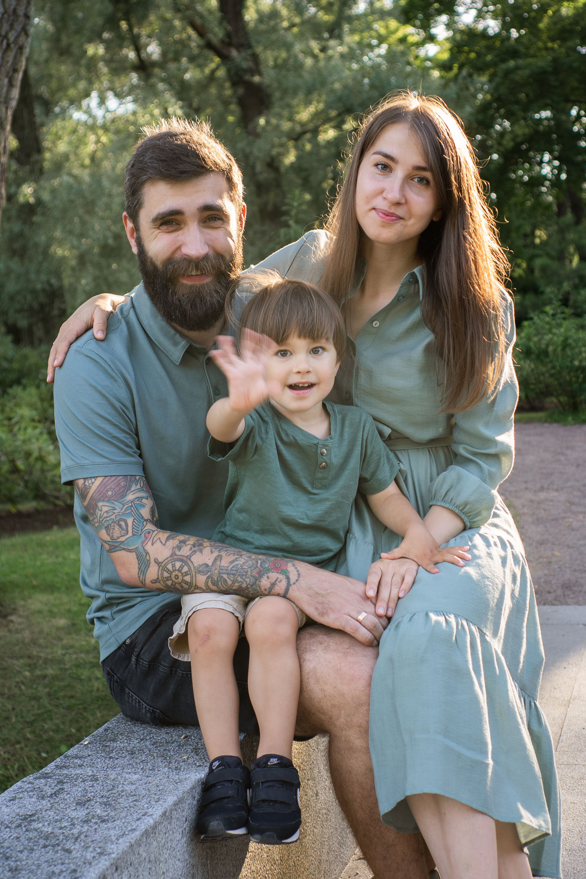 И белок покормили и семейную съёмку провели. Фотограф в Мельбурне Анастасия Перова