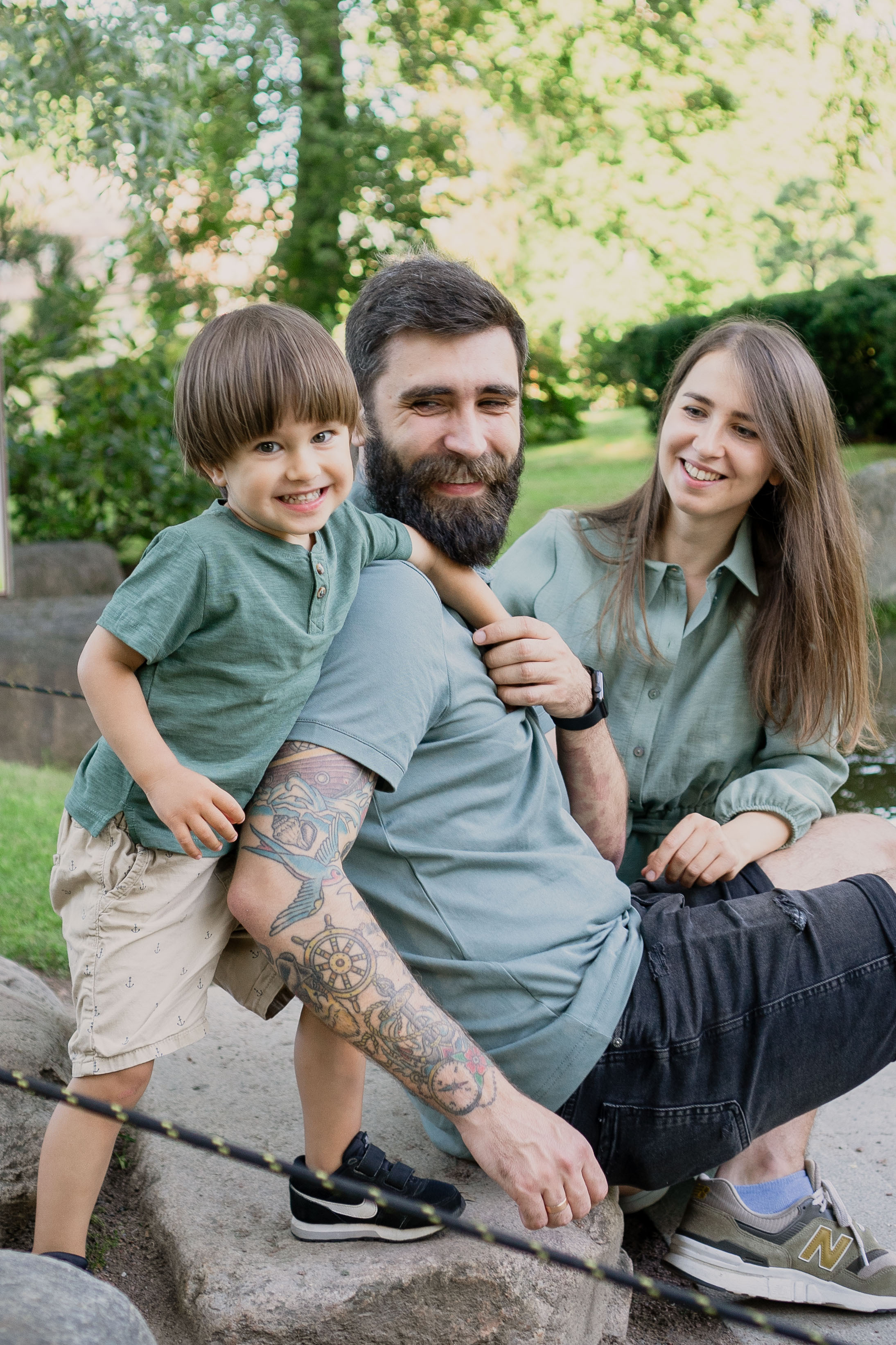 И белок покормили и семейную съёмку провели. Фотограф в Мельбурне Анастасия Перова