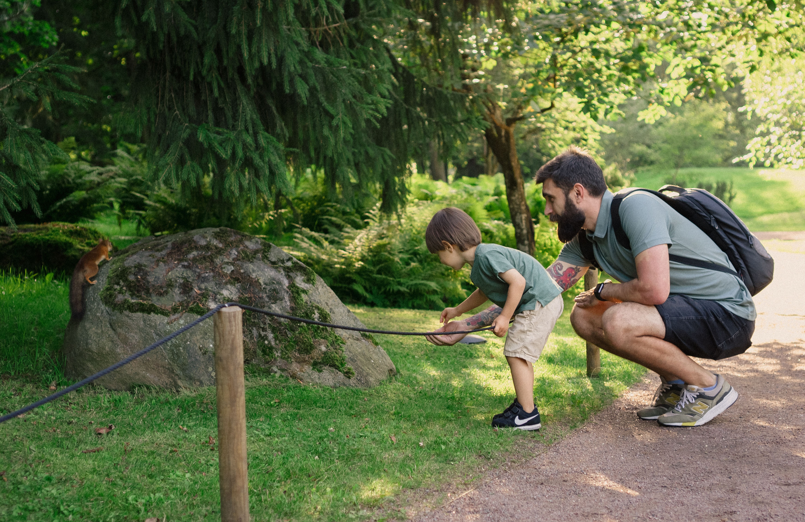 И белок покормили и семейную съёмку провели. Фотограф в Мельбурне Анастасия Перова