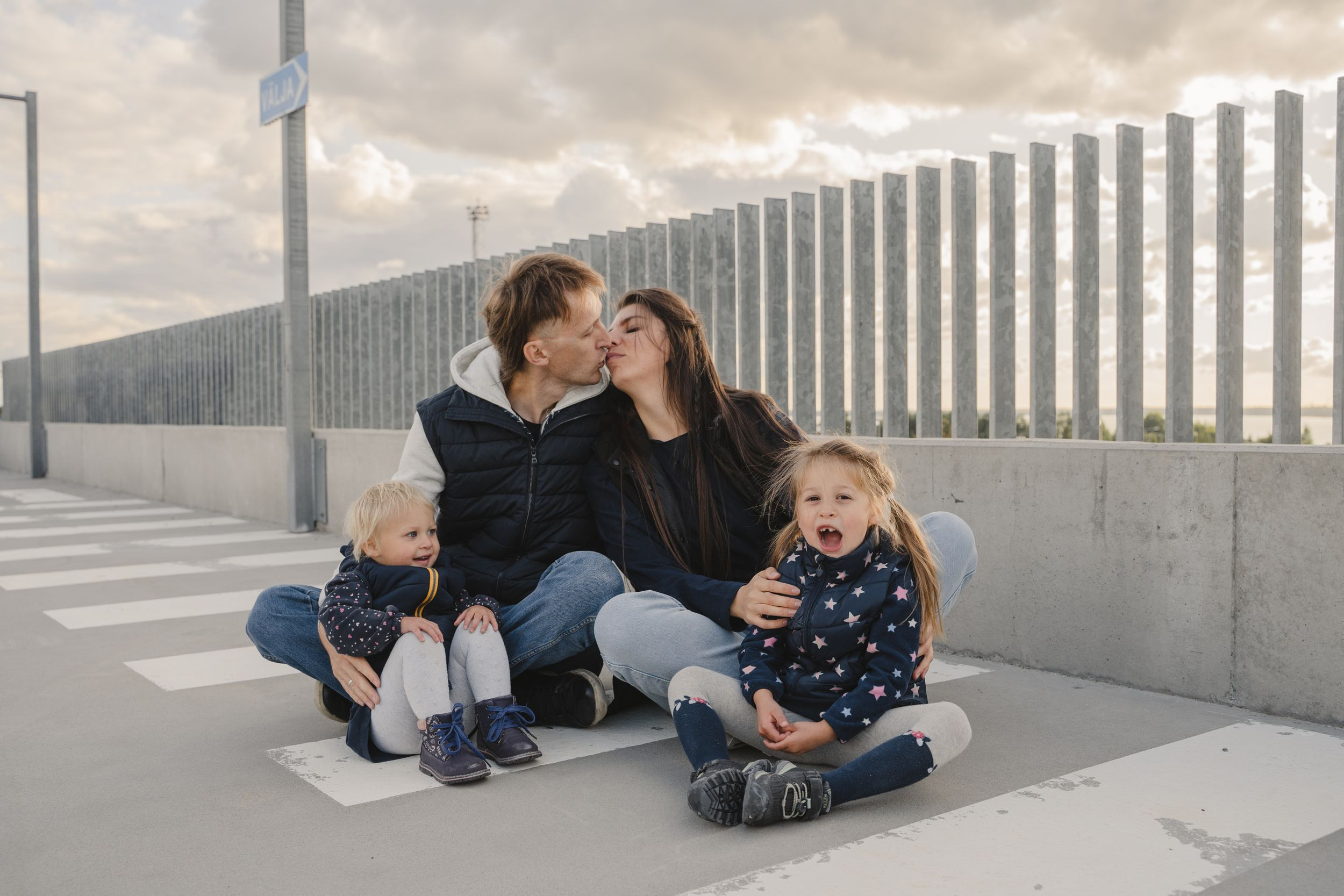 Годовщина на крыше парковки. Фотограф в Мельбурне Анастасия Перова