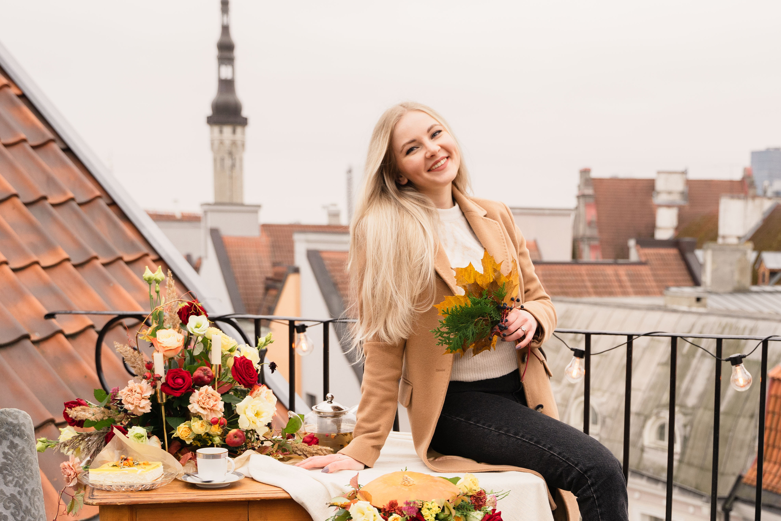 Чаепитие на крыше дома в котором сам чёрт свадьбу гулял. Фотограф в Мельбурне Анастасия Перова
