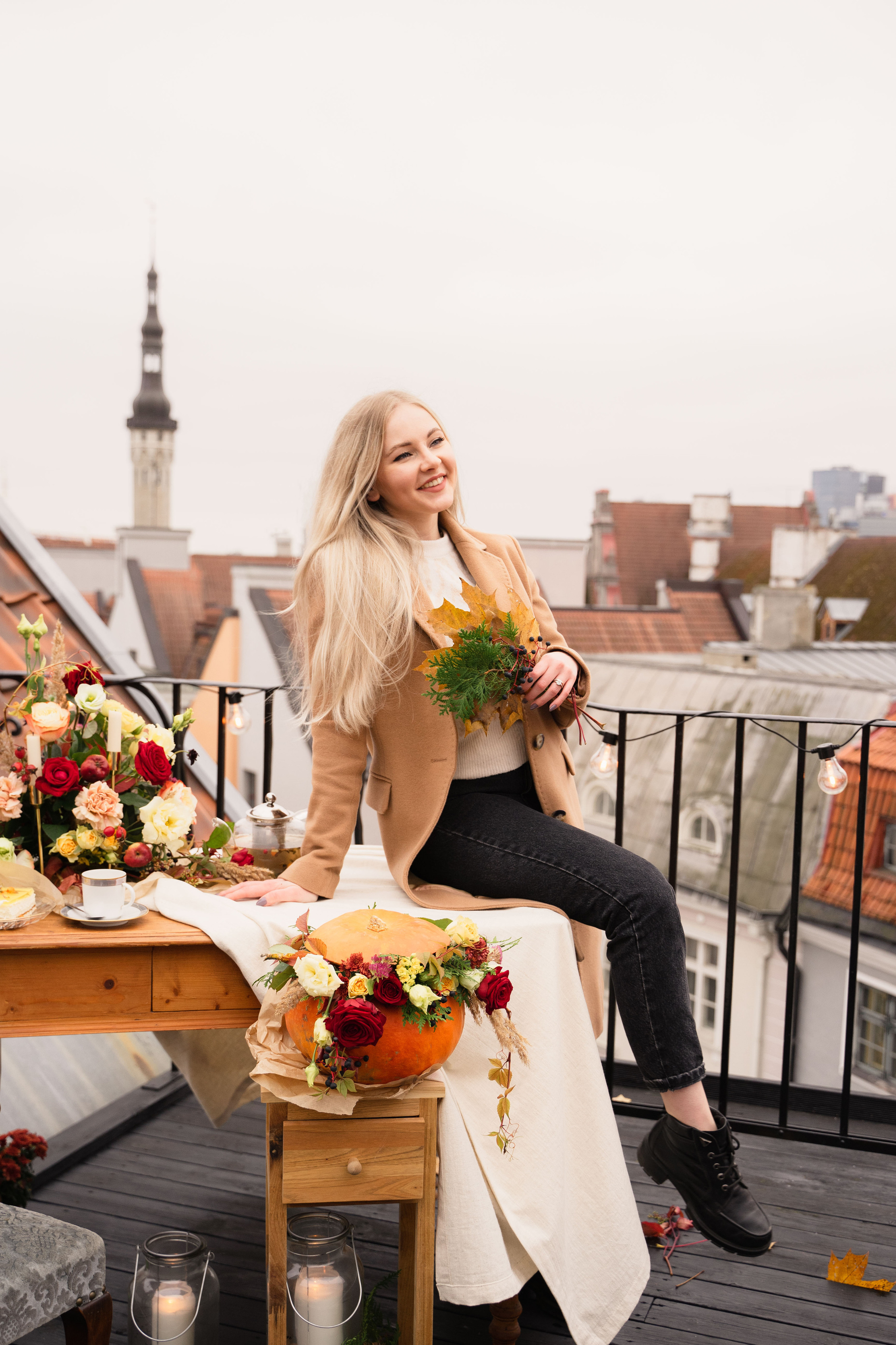 Чаепитие на крыше дома в котором сам чёрт свадьбу гулял. Фотограф в Мельбурне Анастасия Перова