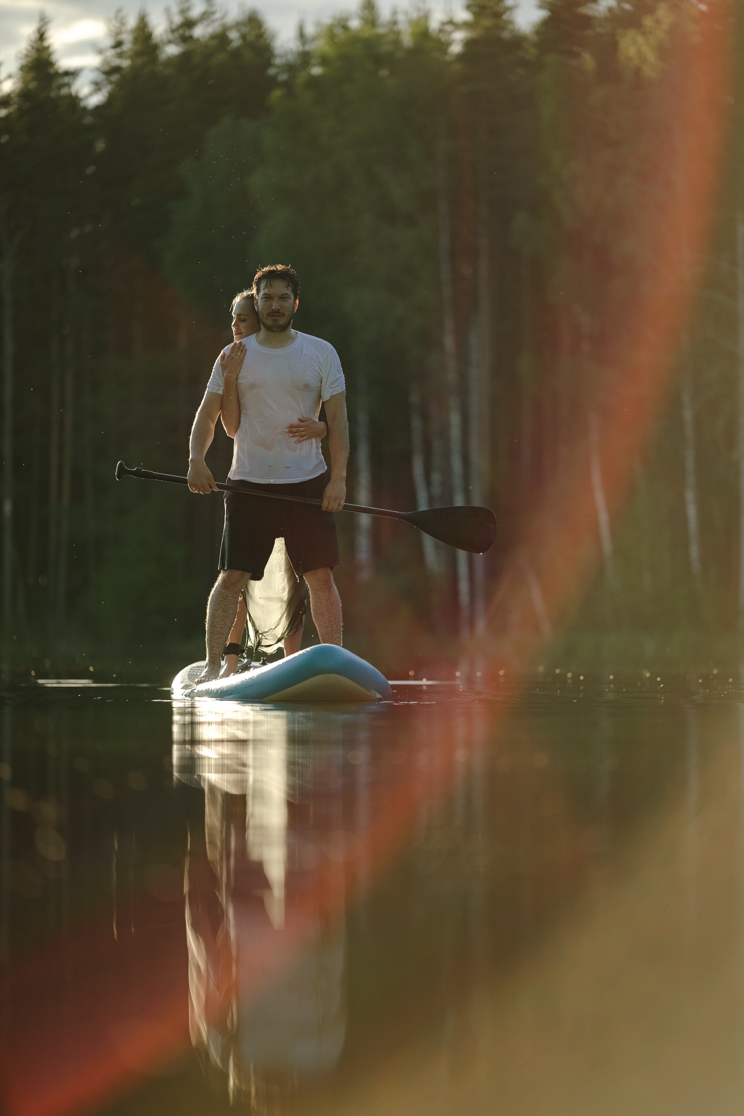 Петя и Лина, на сапах. Интерьерный фотограф и видеограф в Санкт-Петербурге Вадим Балбашевский