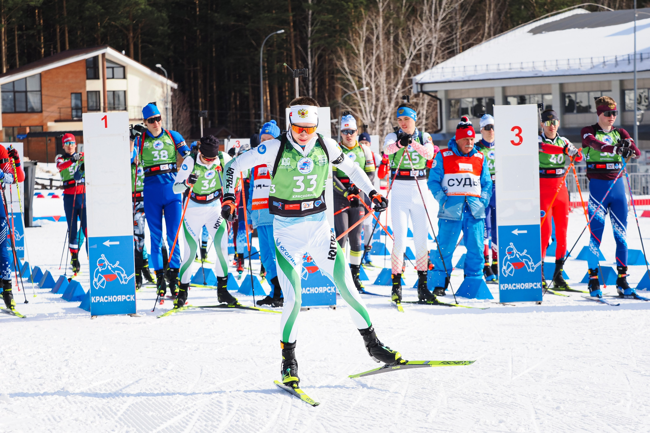 Биатлон / Первенство России. Репортажный фотограф Алексей Козьмин