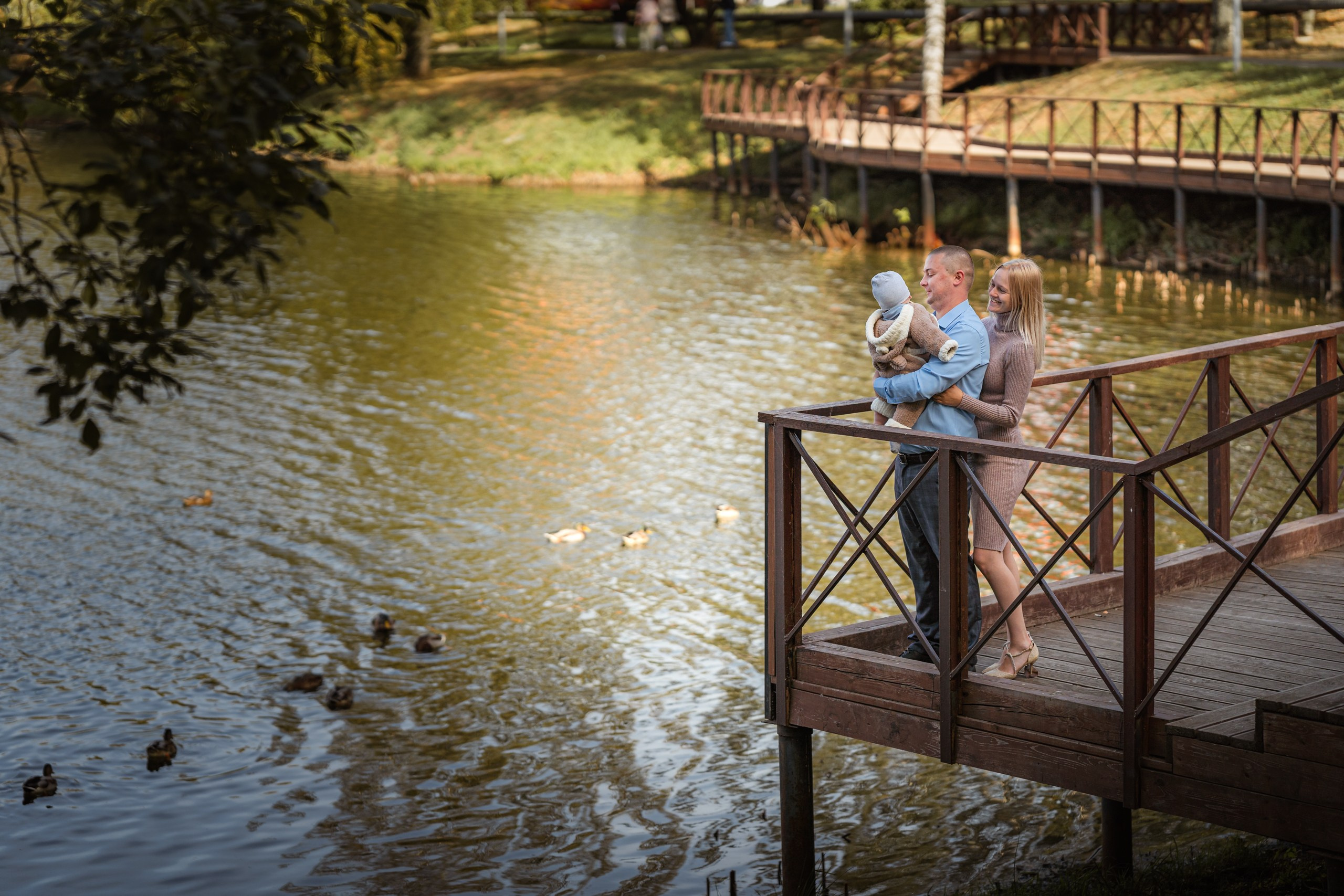 Фотопрогулка осенью. Семья Ирины