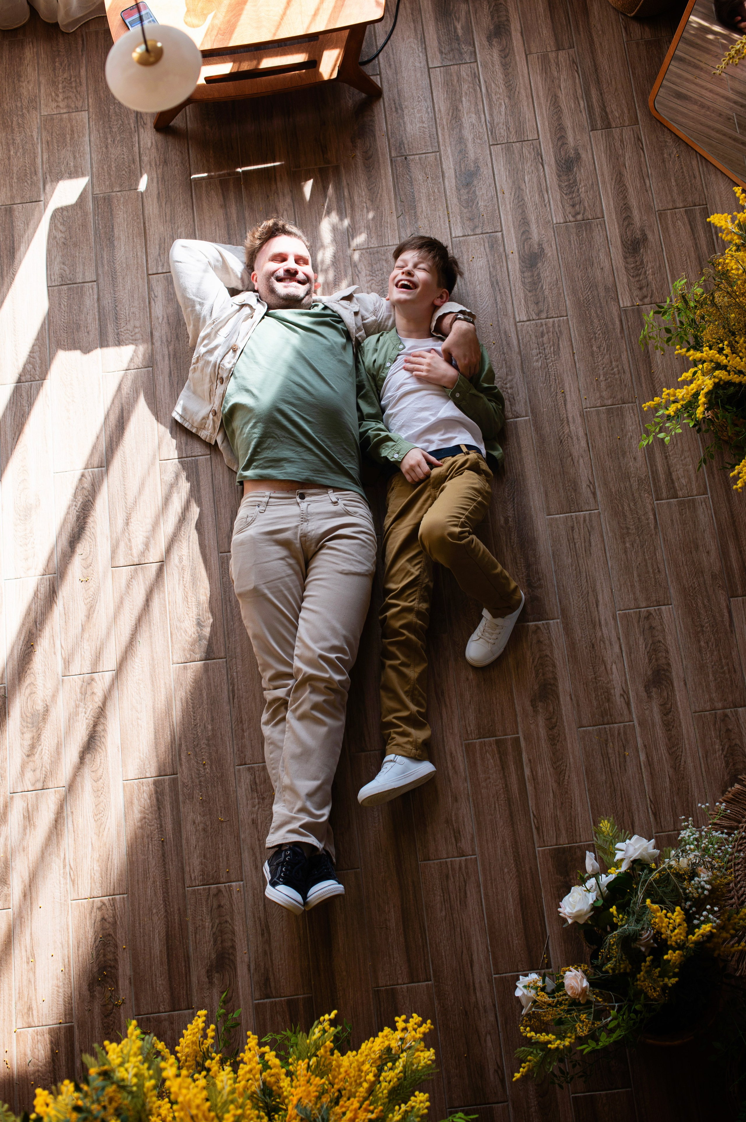 Уютная семейная съёмка в студии. Семейный и портретный фотограф Надежда Вылку