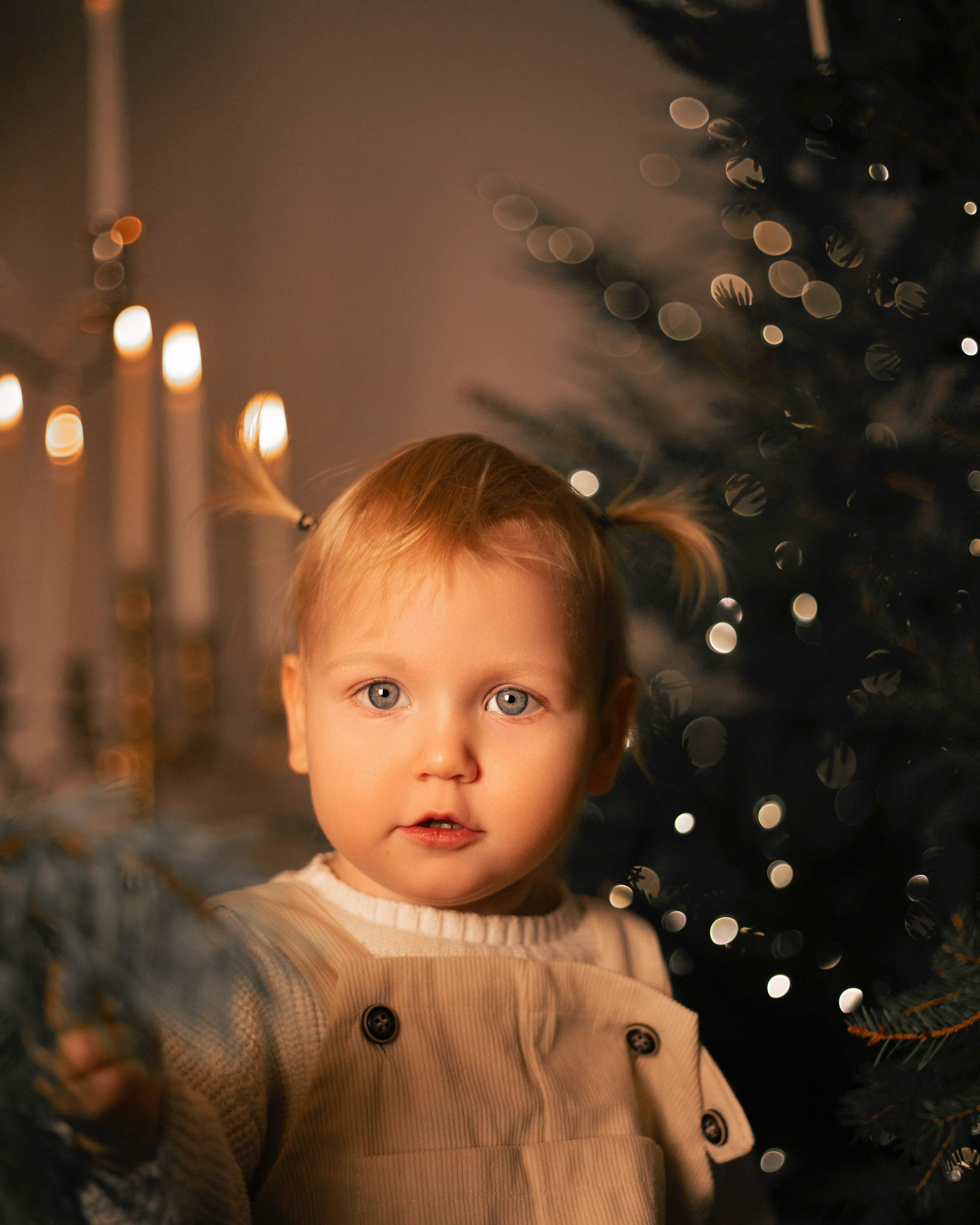 Новогодняя съёмка в фотостудии