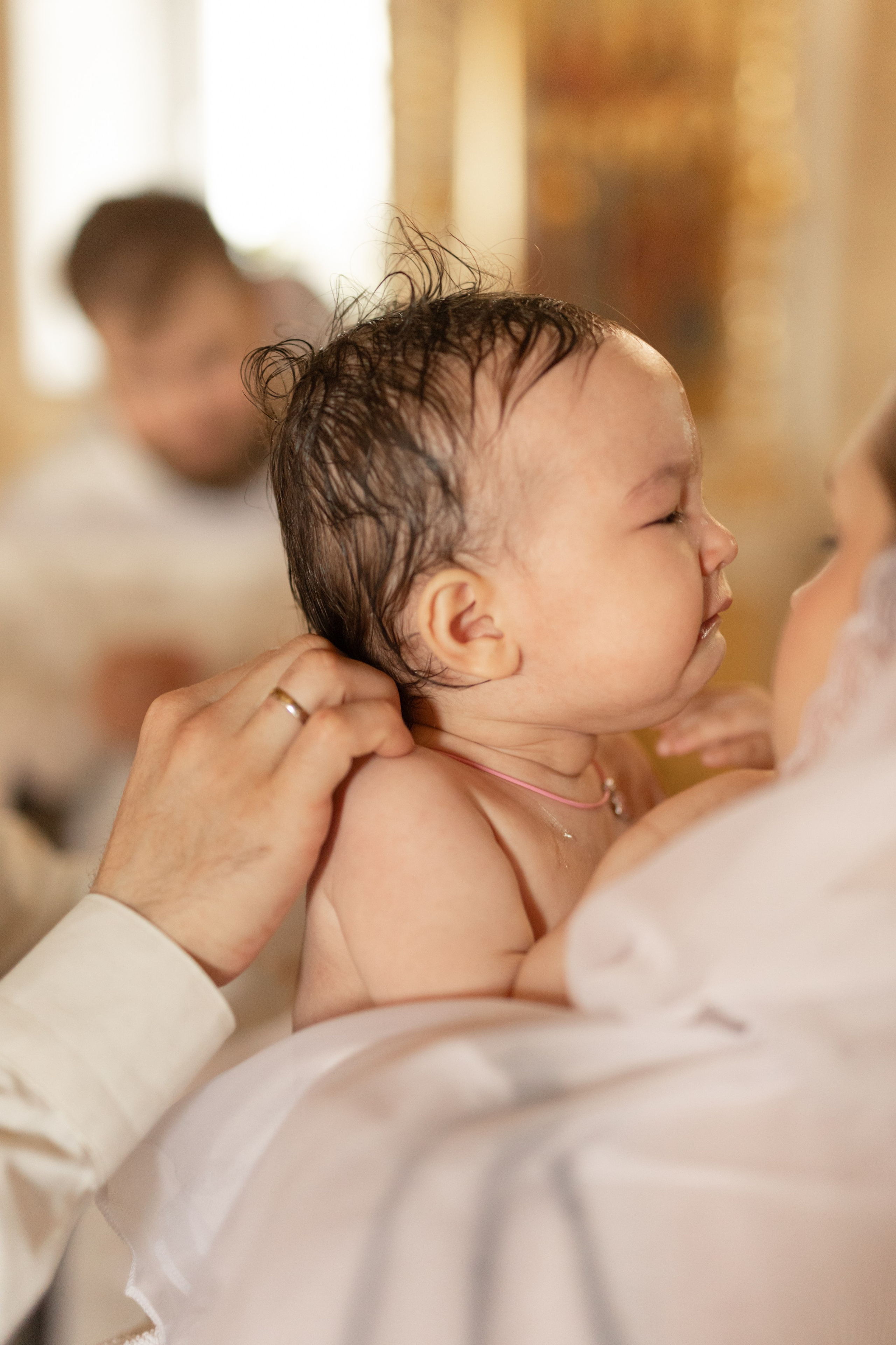 Таинство Крещения Мишель. Фотограф новорождённых Newborn Москва