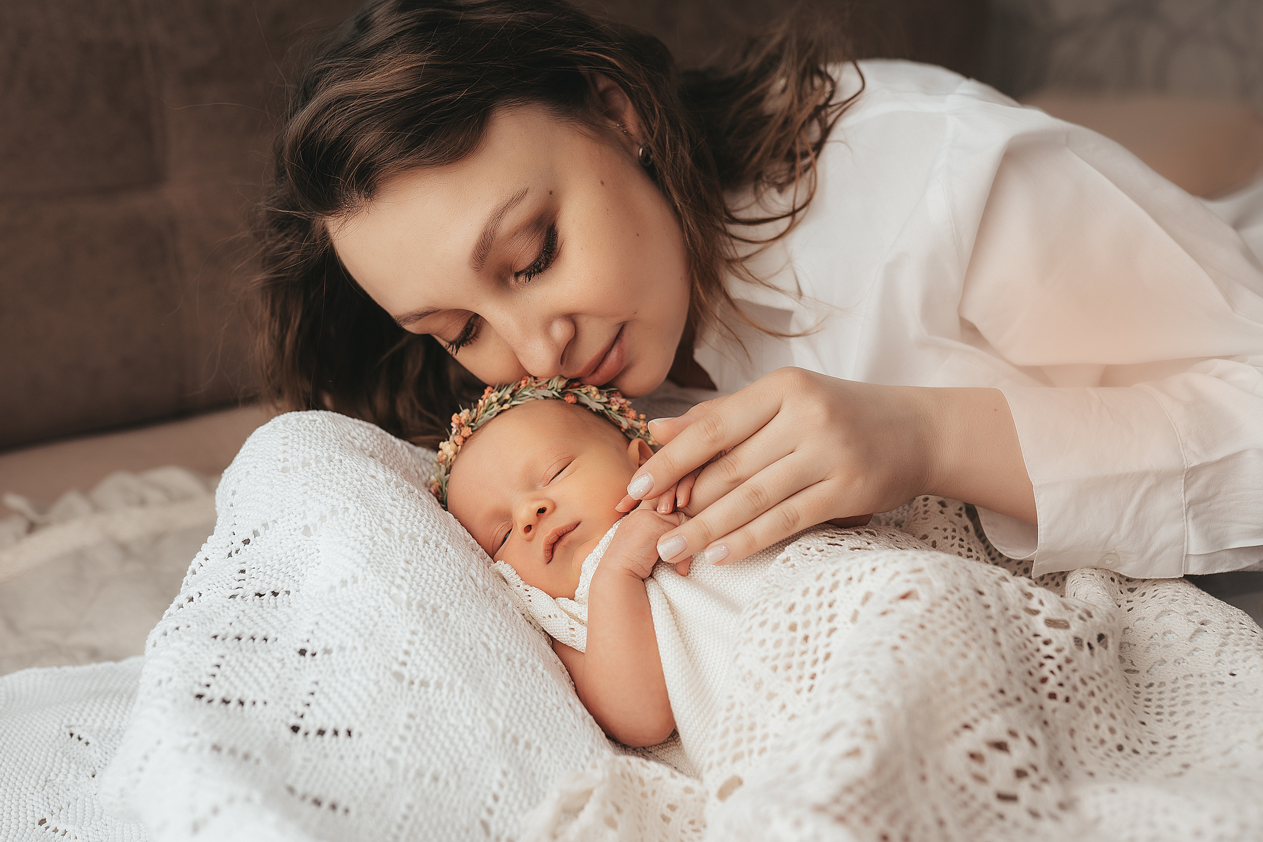 Фотосъемка новорожденных. Фотограф Крещения и Венчания в Москве