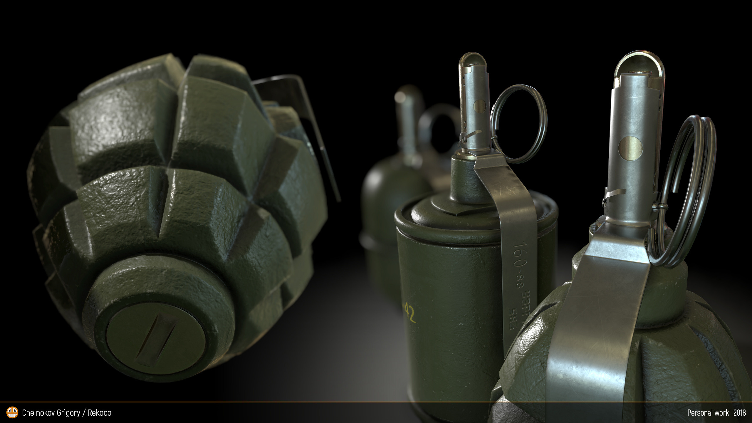 GrenadesUZRGD. Персональный сайт 3D Artist'a с расширенными возможностями