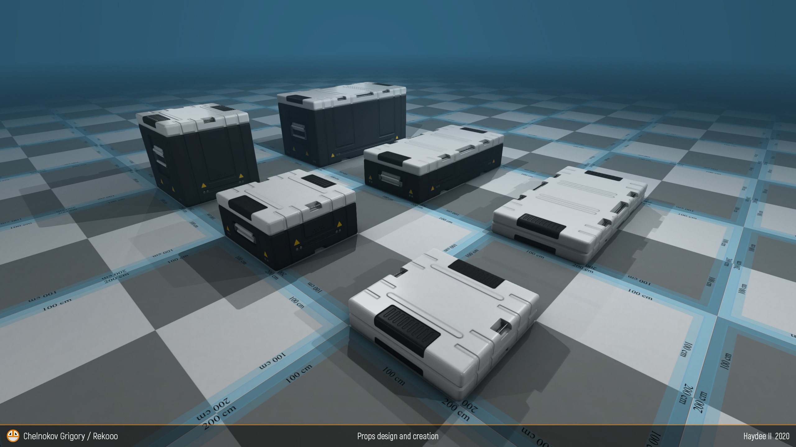 Props Containers. Personal 3D Artist website