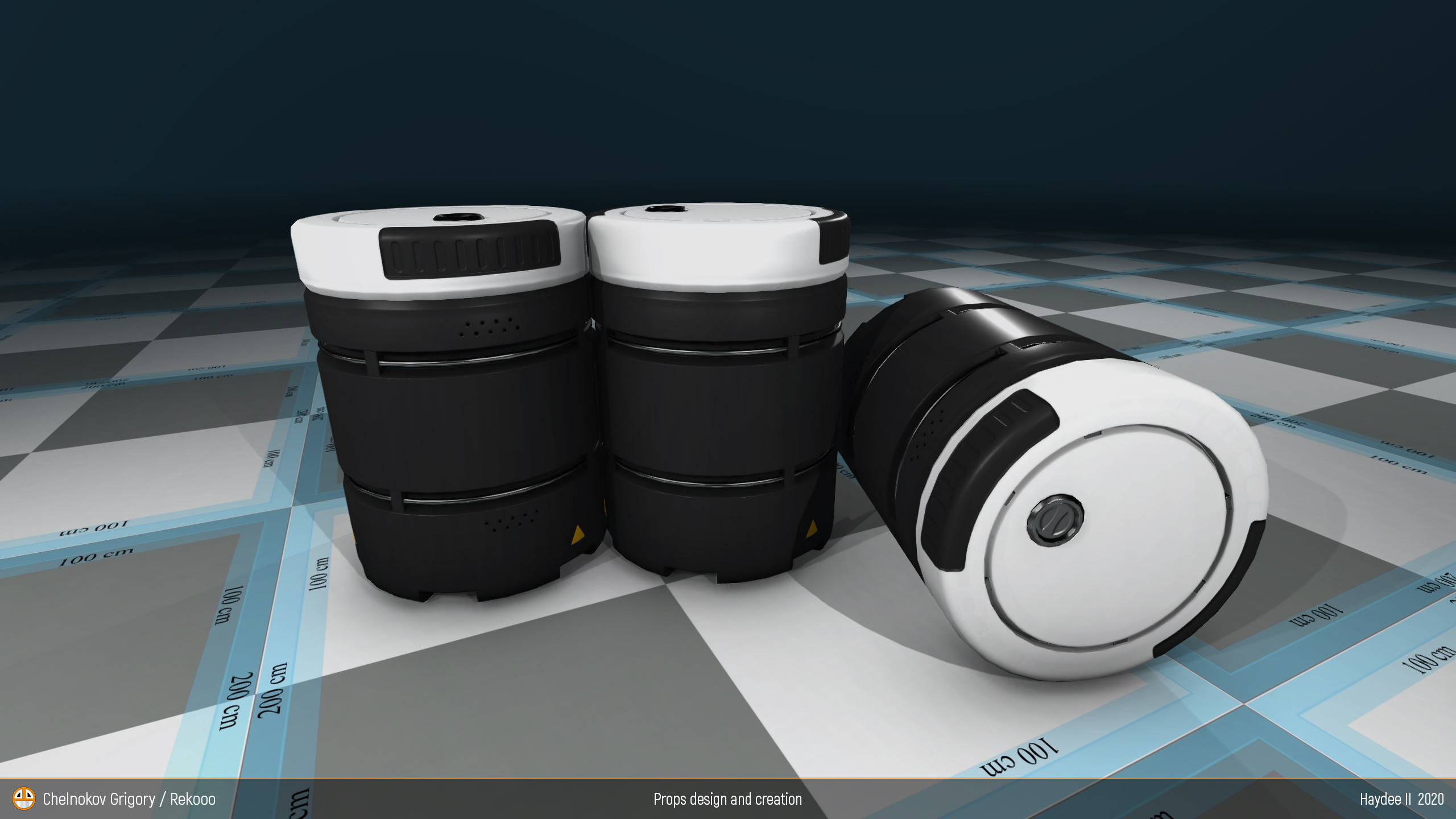 Props Containers. Personal 3D Artist website