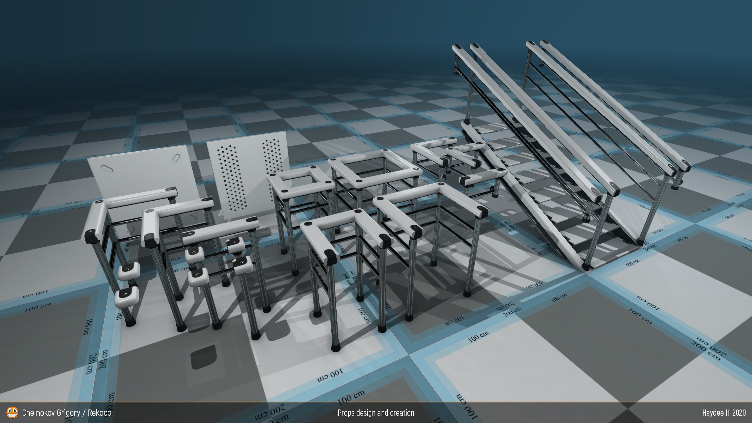 Props Catwalks. Персональный сайт 3D Artist'a с расширенными возможностями