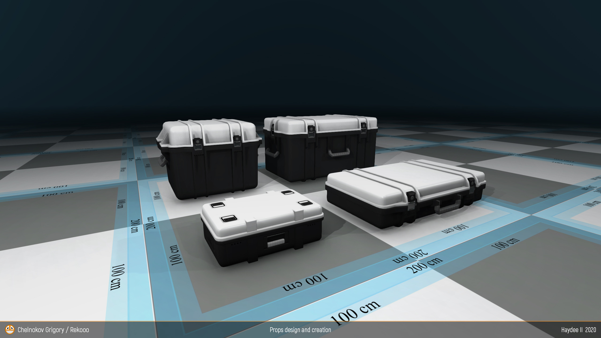 Props Containers. Personal 3D Artist website