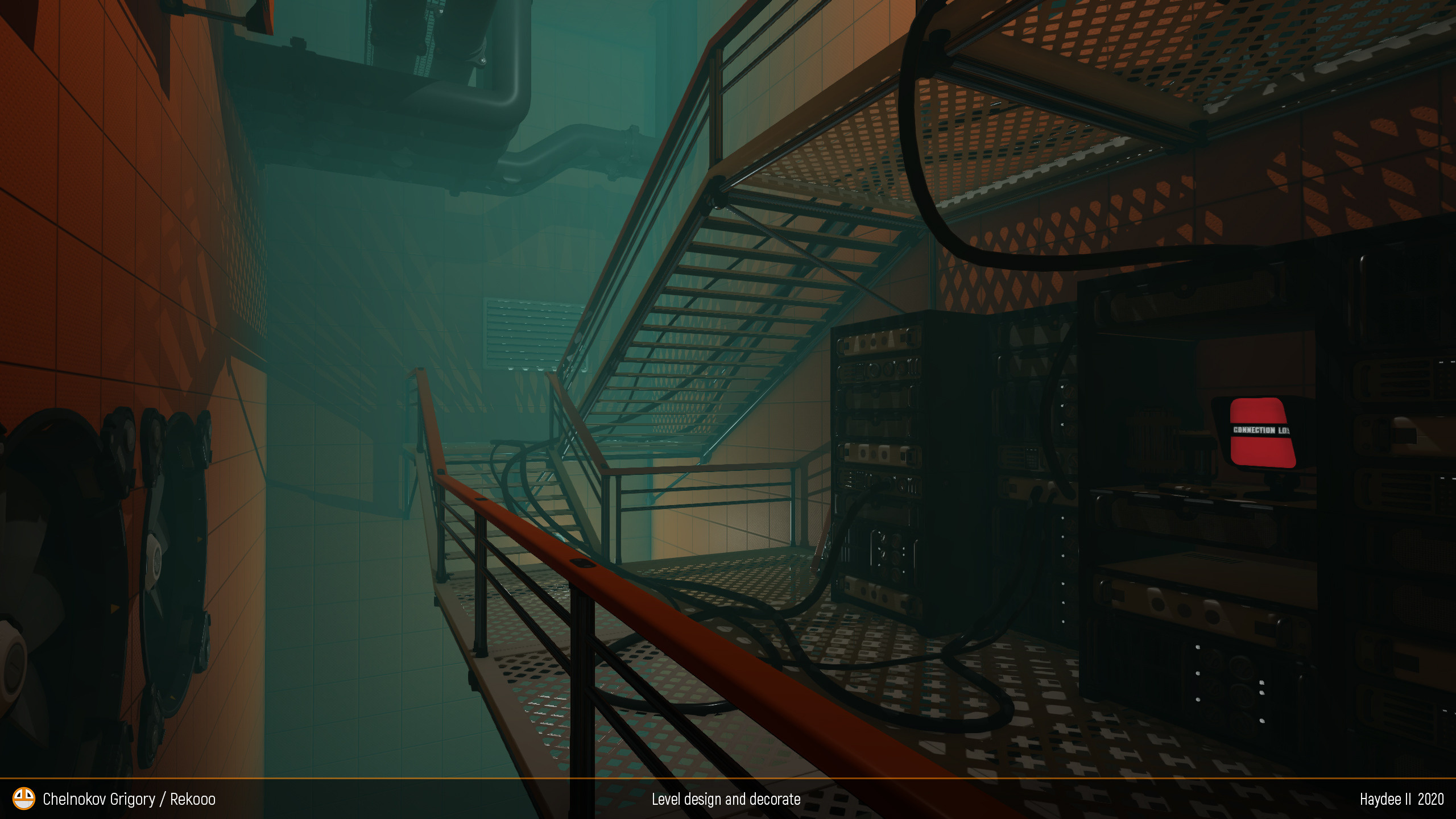 Level DownstairsEng. Персональный сайт 3D Artist'a с расширенными возможностями