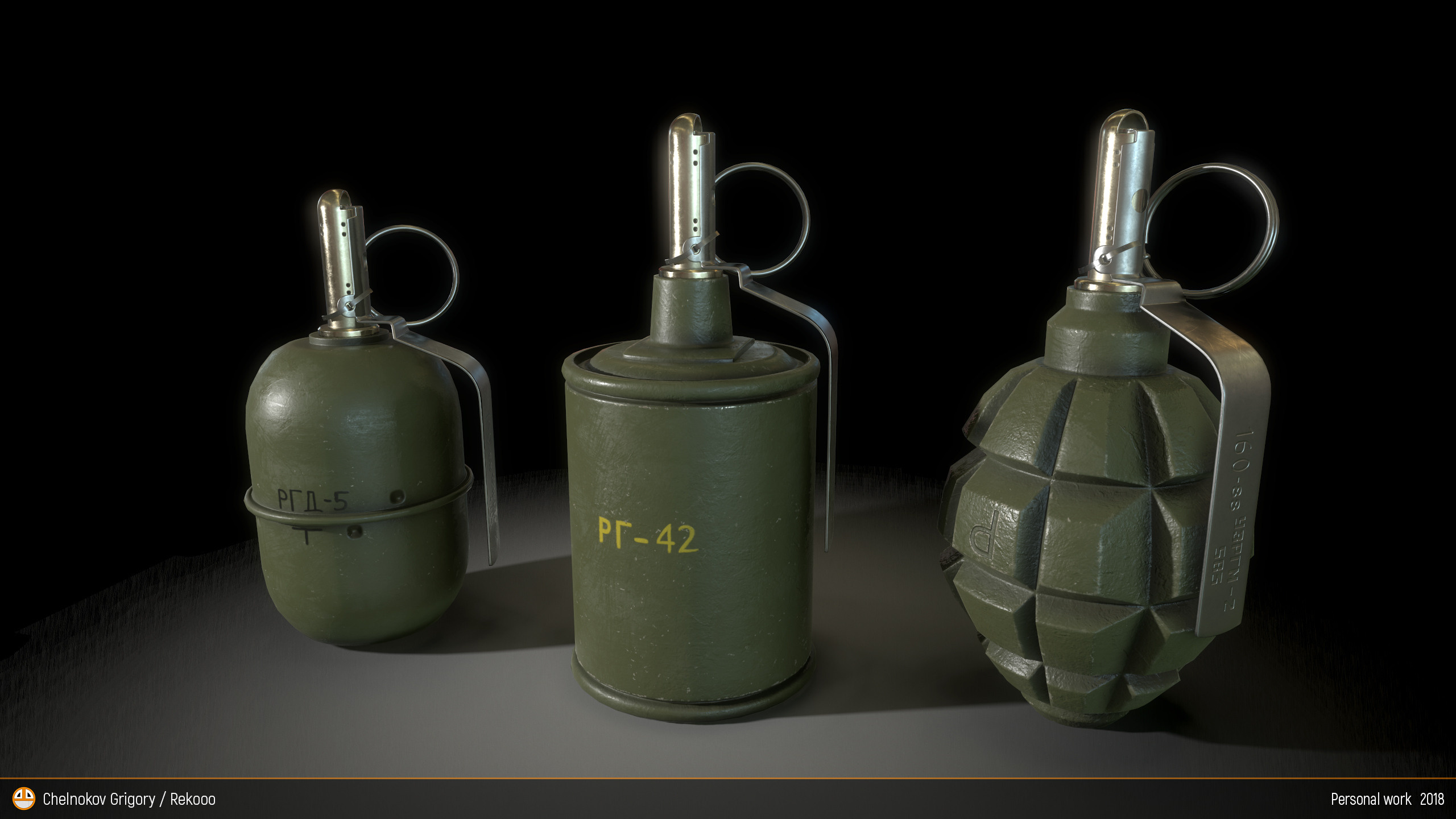 GrenadesUZRGD. Персональный сайт 3D Artist'a с расширенными возможностями