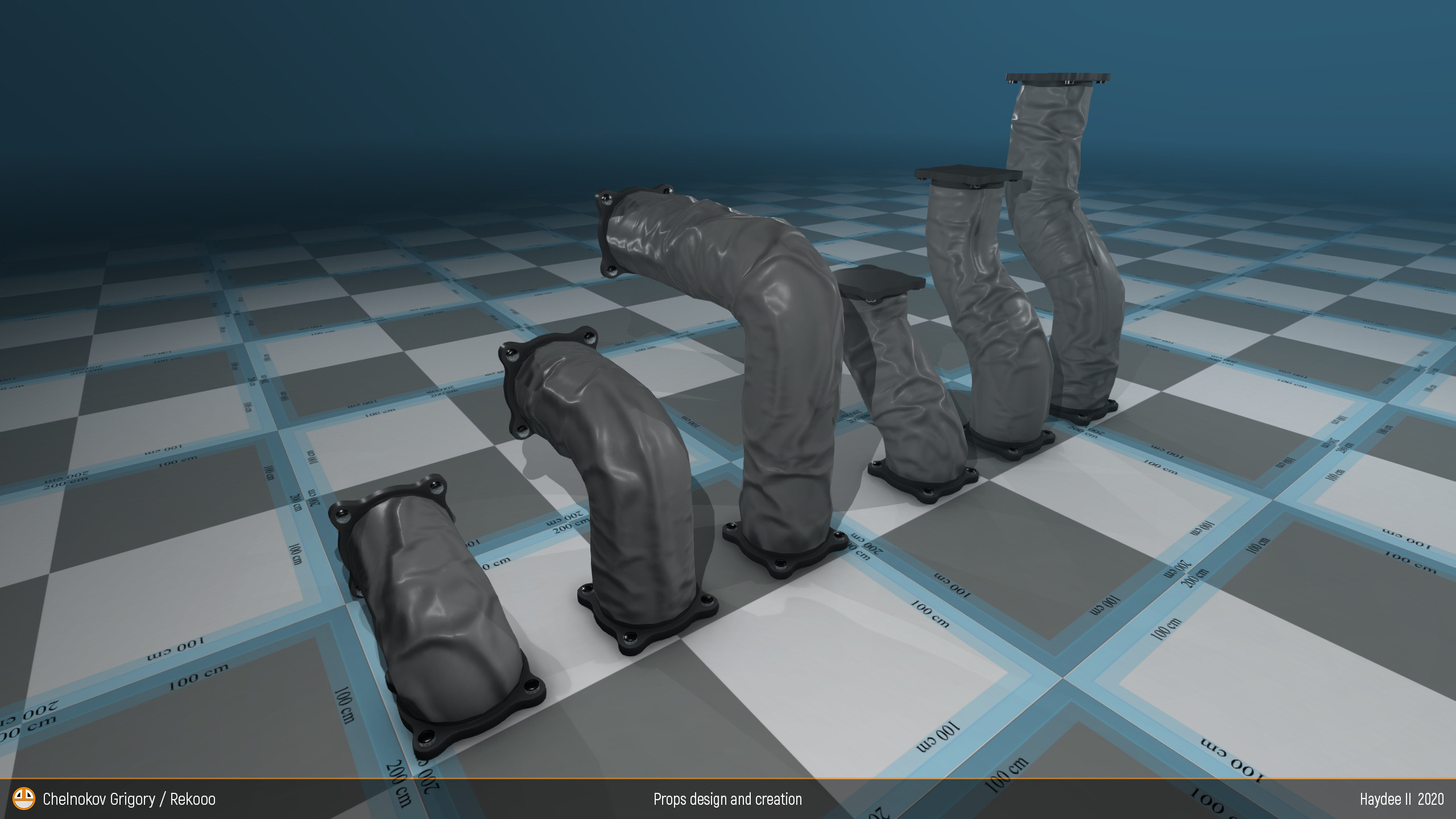 Props Pipes. Персональный сайт 3D Artist'a с расширенными возможностями