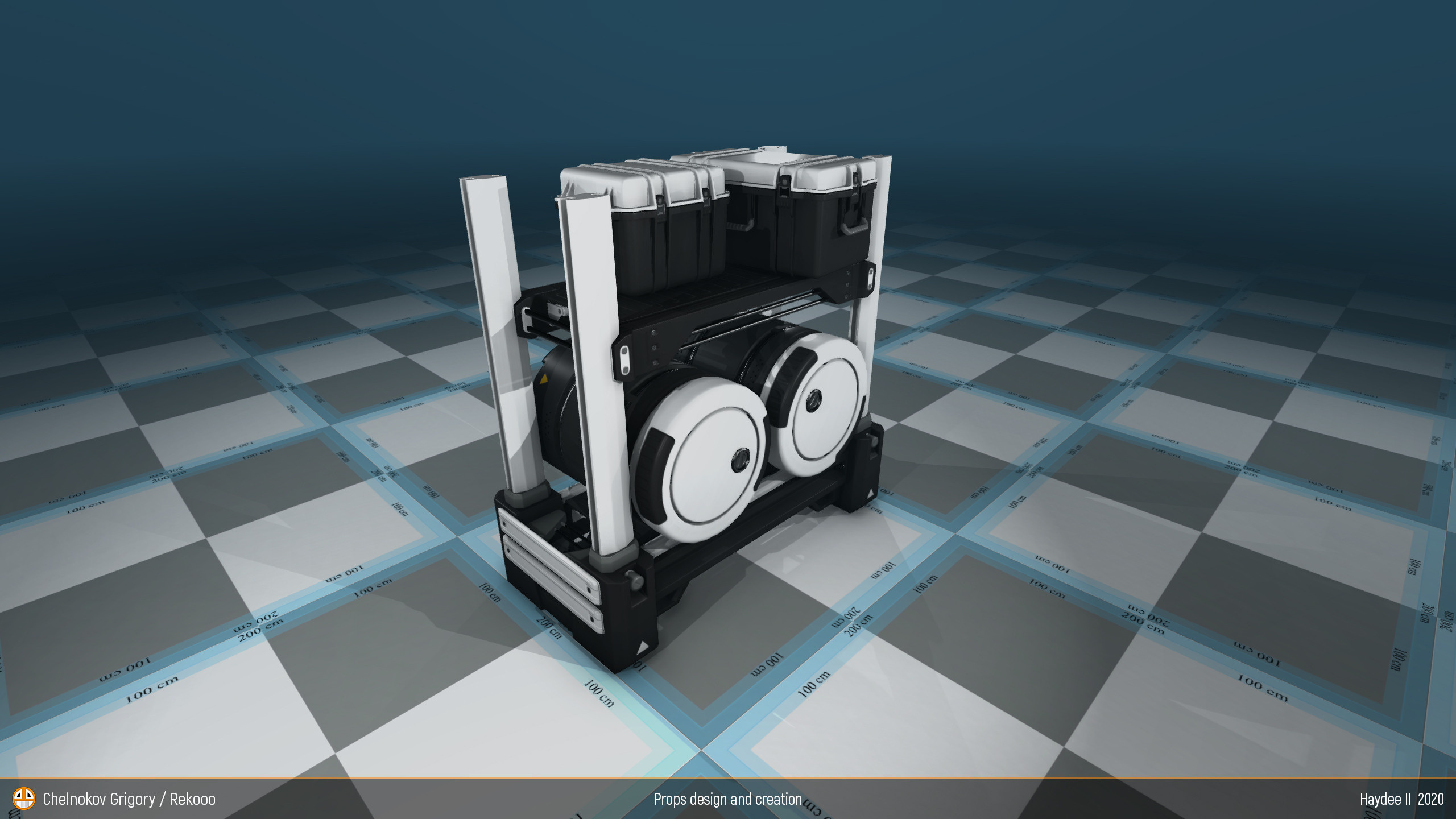 Props Containers. Personal 3D Artist website