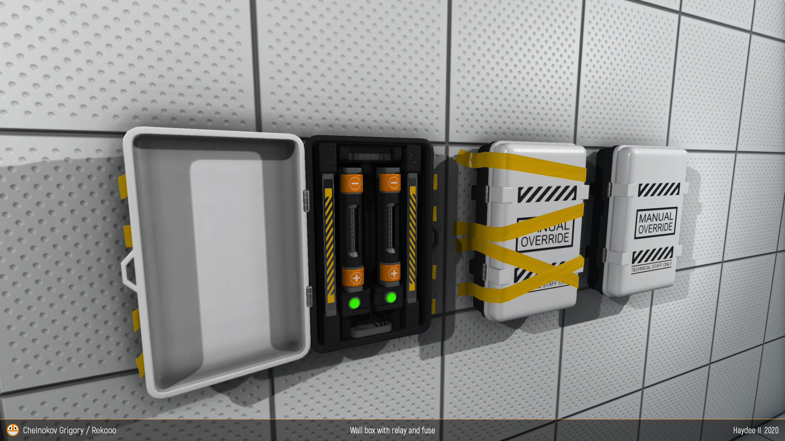 WallBox and relay and fuse. Персональный сайт 3D Artist'a с расширенными возможностями