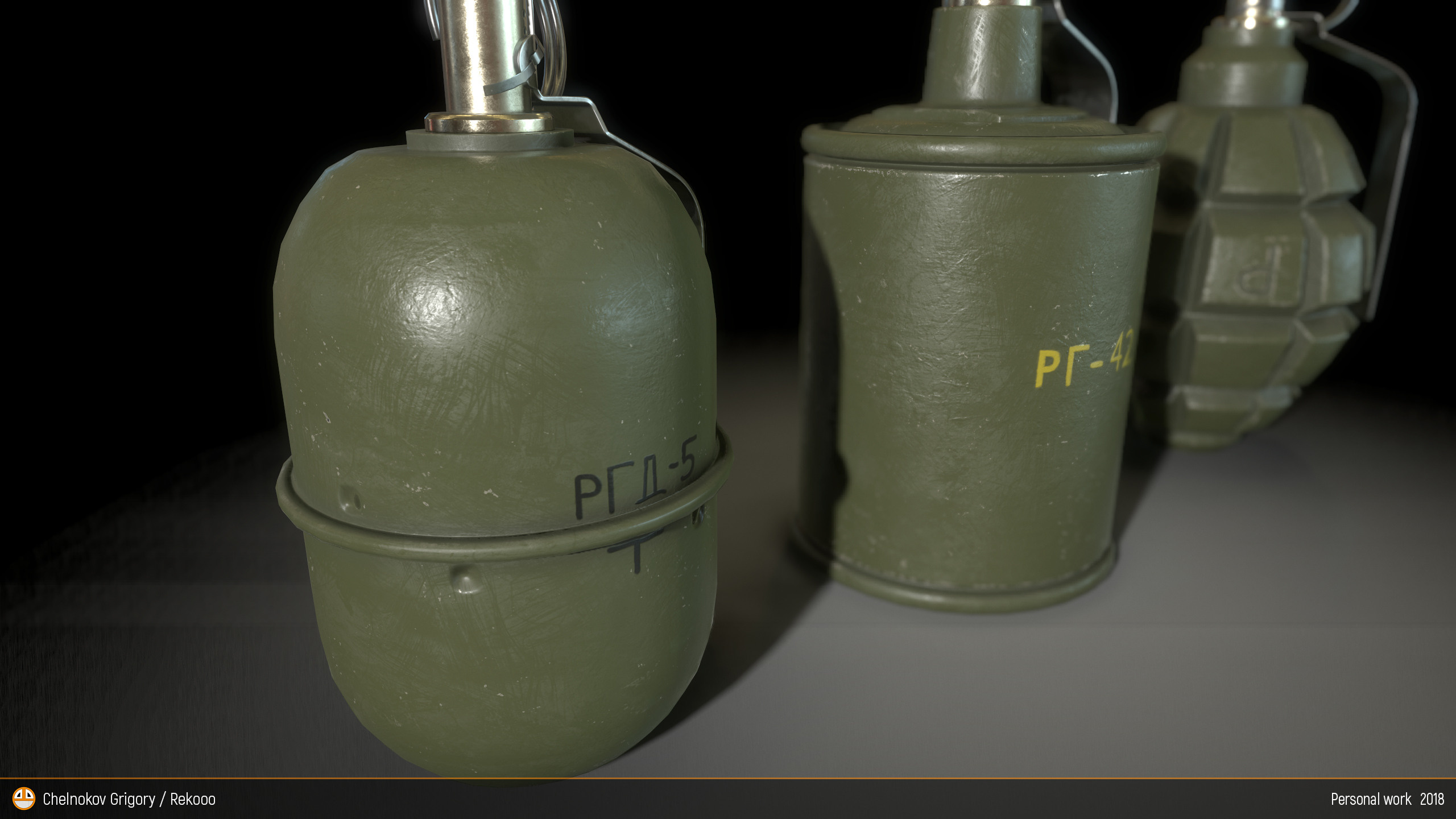 GrenadesUZRGD. Персональный сайт 3D Artist'a с расширенными возможностями