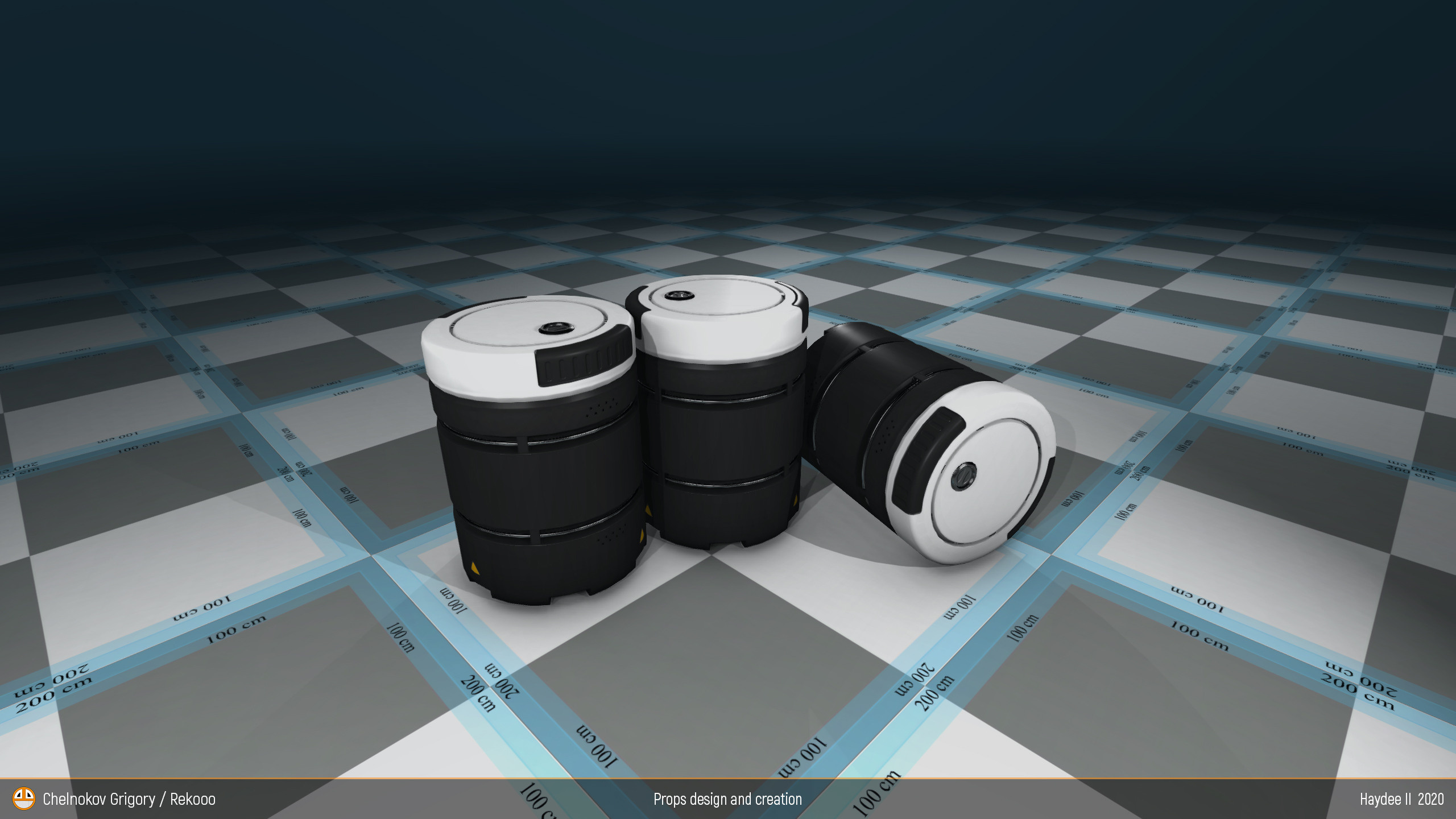 Props Containers. Personal 3D Artist website