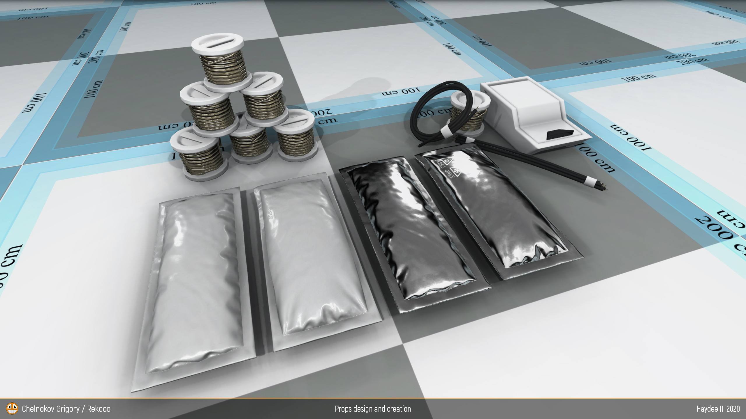 Props Some assets. Персональный сайт 3D Artist'a с расширенными возможностями