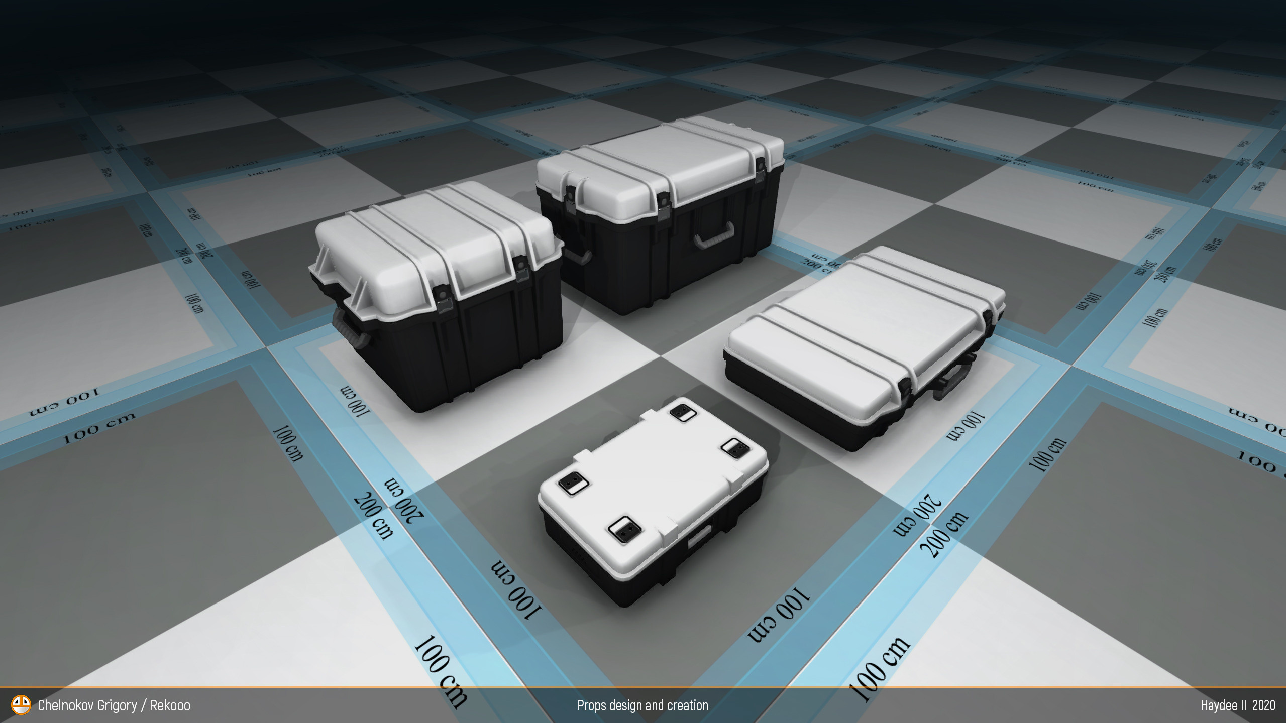 Props Containers. Personal 3D Artist website